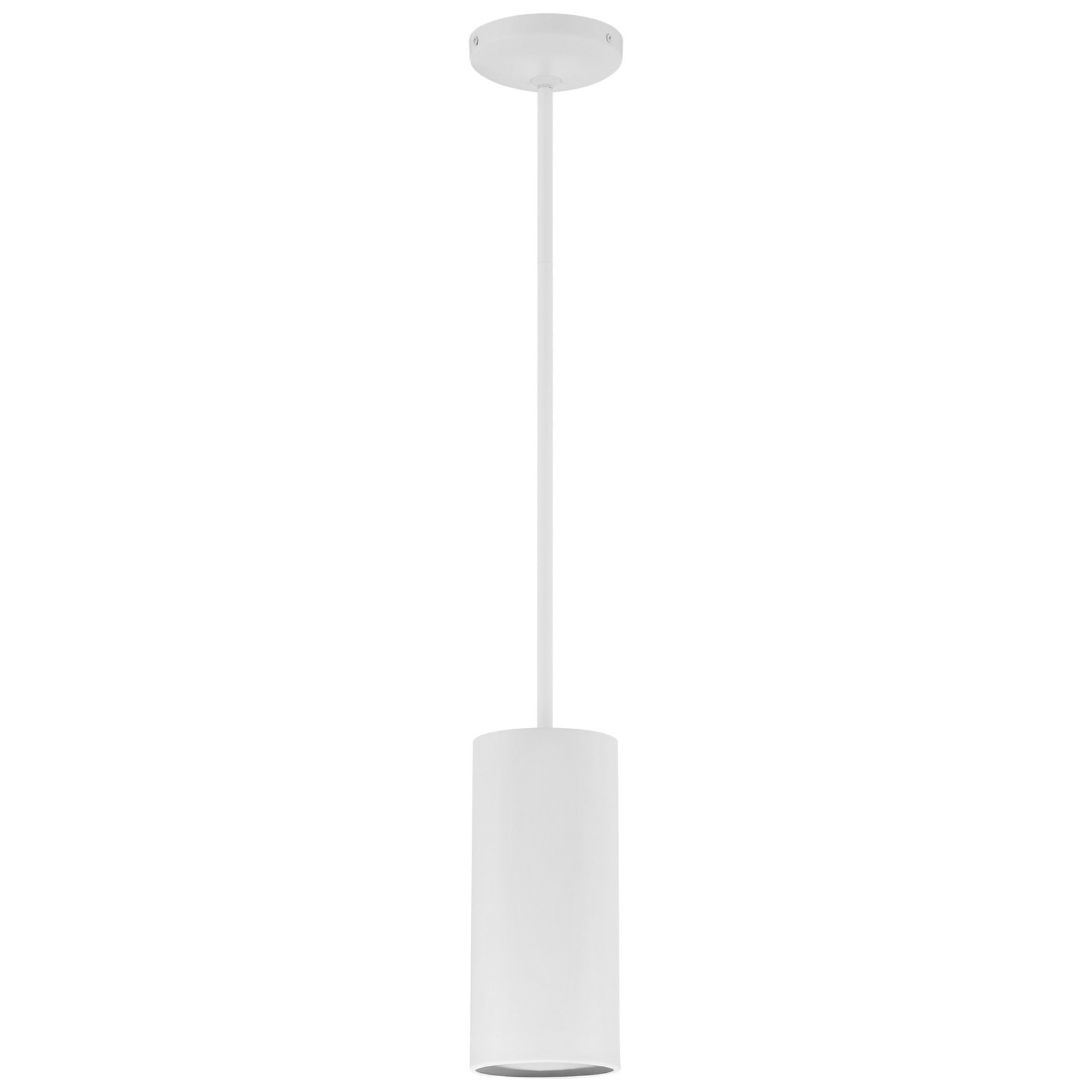 Pilson 11" LED Pendant, Matte White Finish, Rod - Bees Lighting