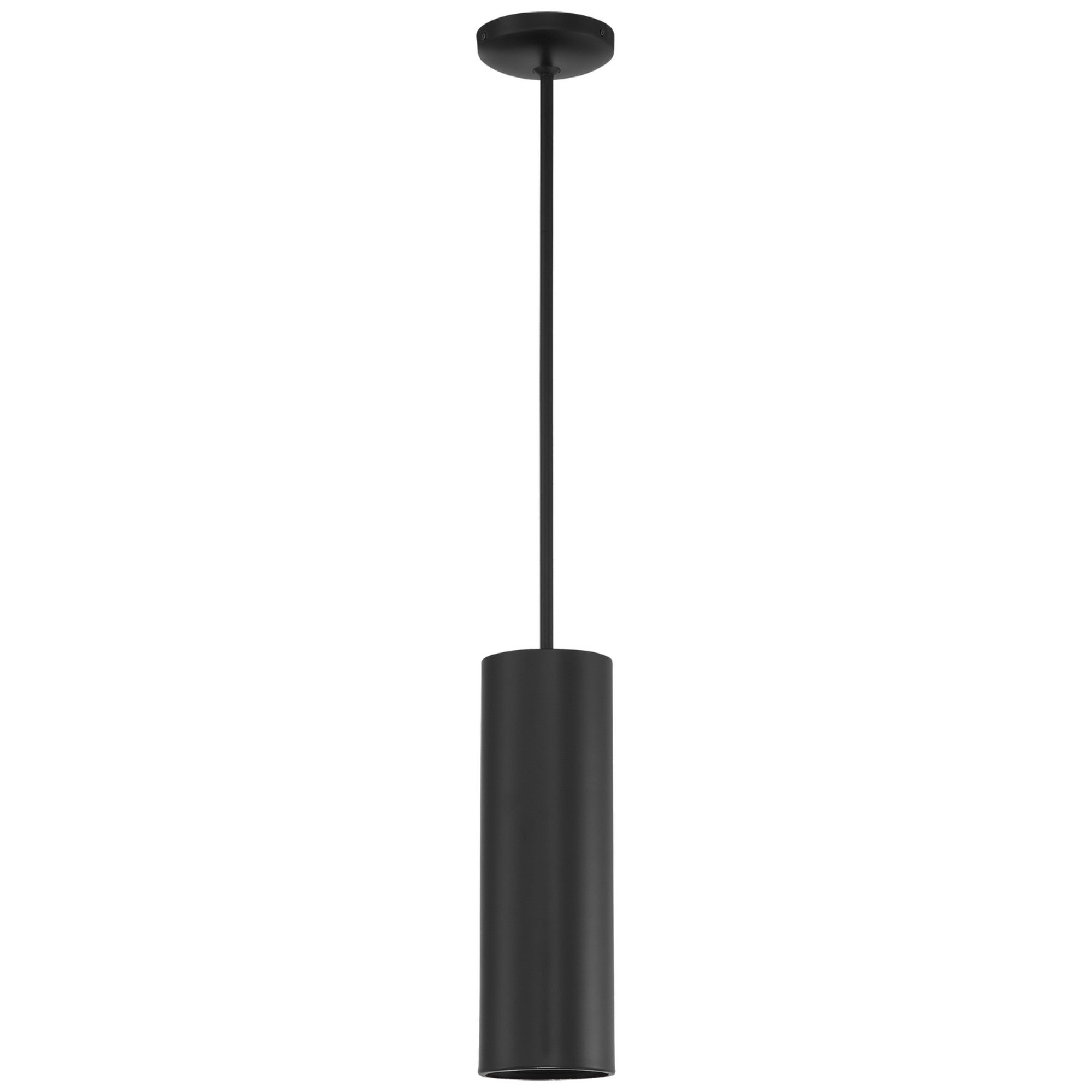 Pilson 15" LED Pendant, Matte Black Finish, Rod - Bees Lighting
