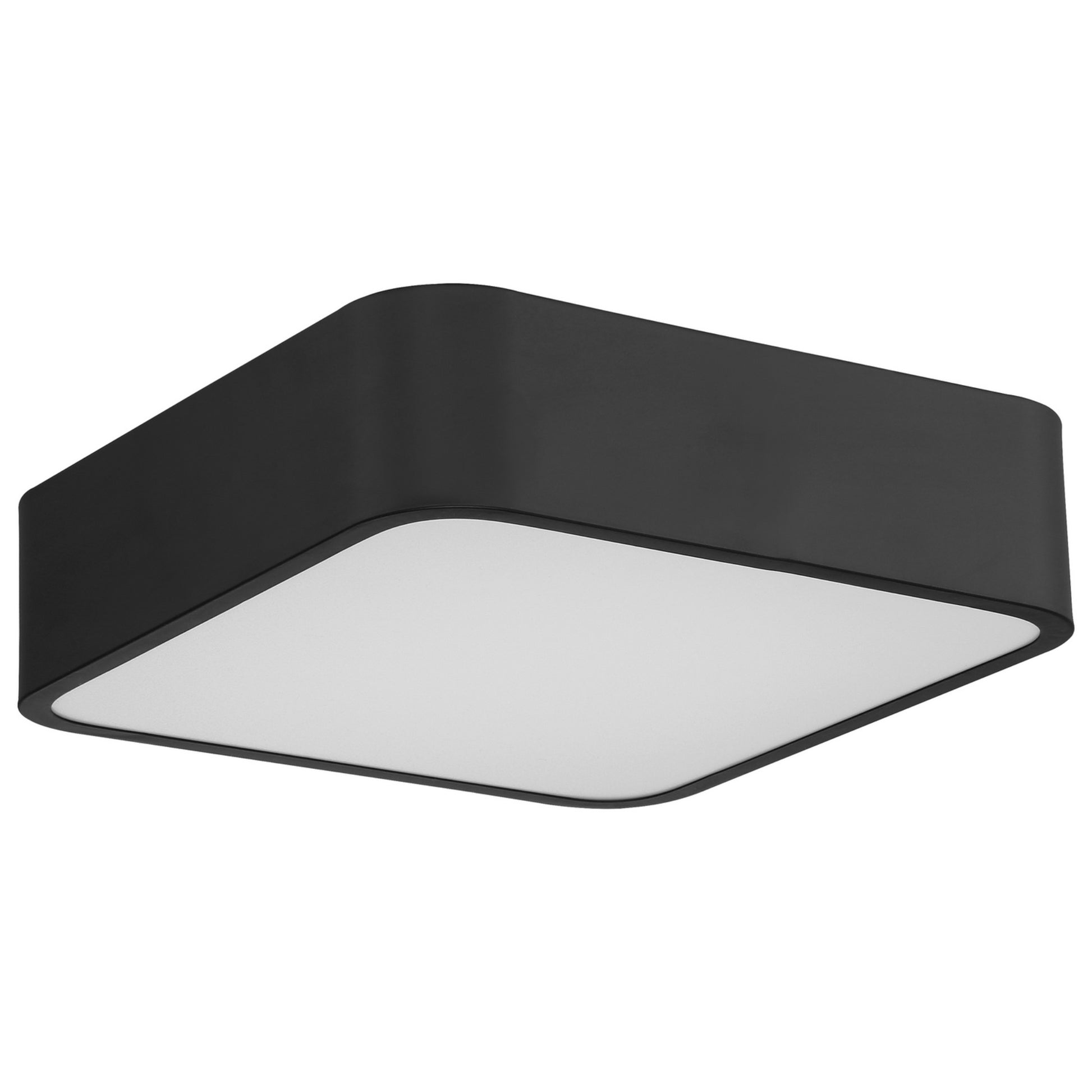 Granada 12" LED Flush Mount, Black Finish - Bees Lighting