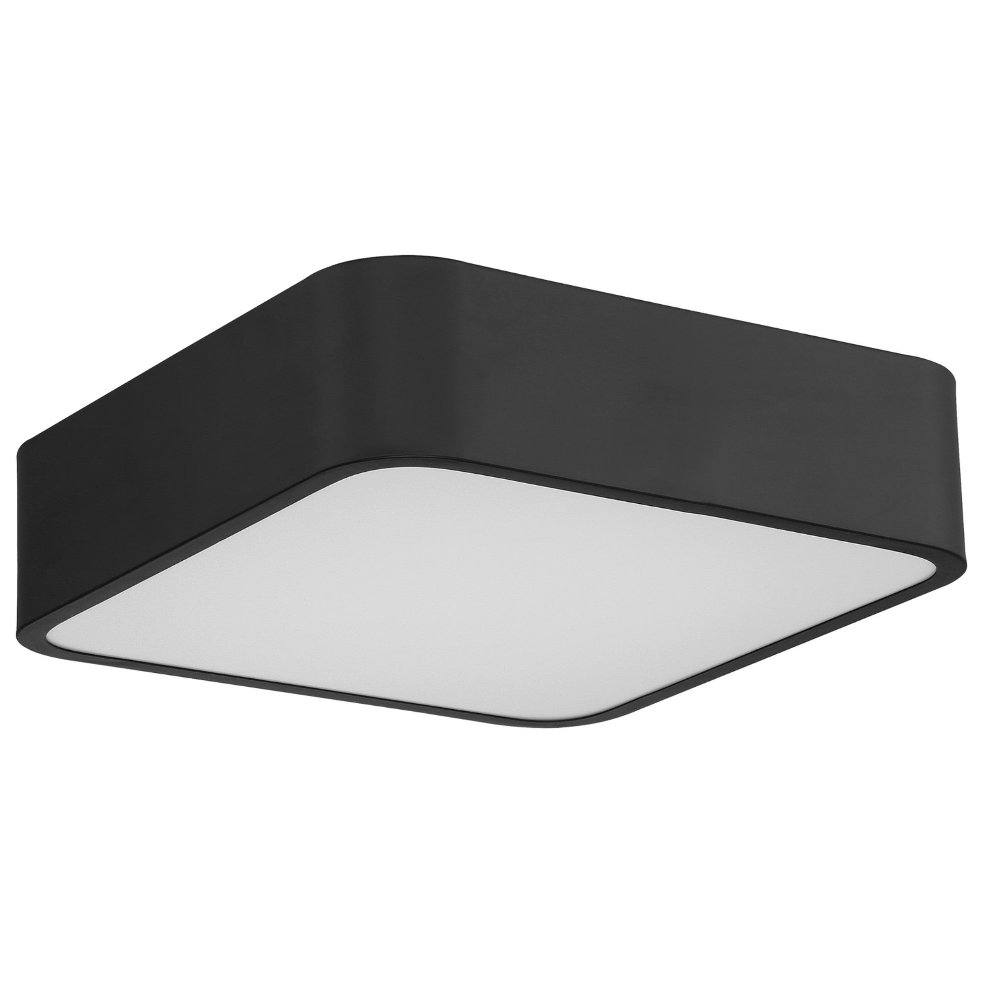 Granada 12" LED Flush Mount, Black Finish - Bees Lighting