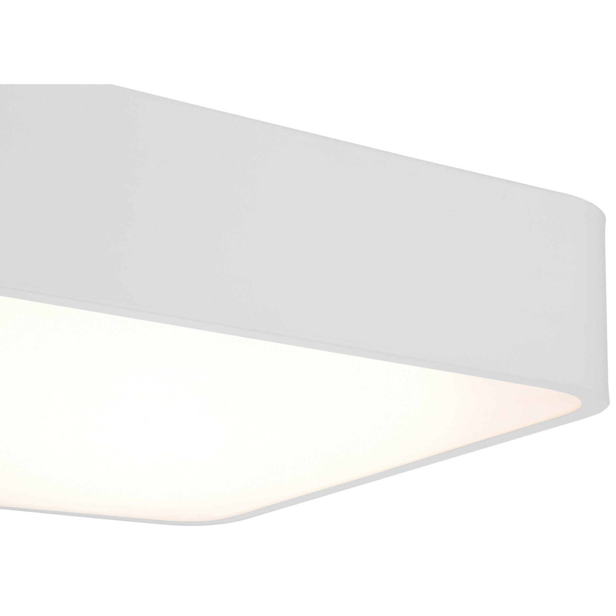 Granada 12" LED Flush Mount, White Finish