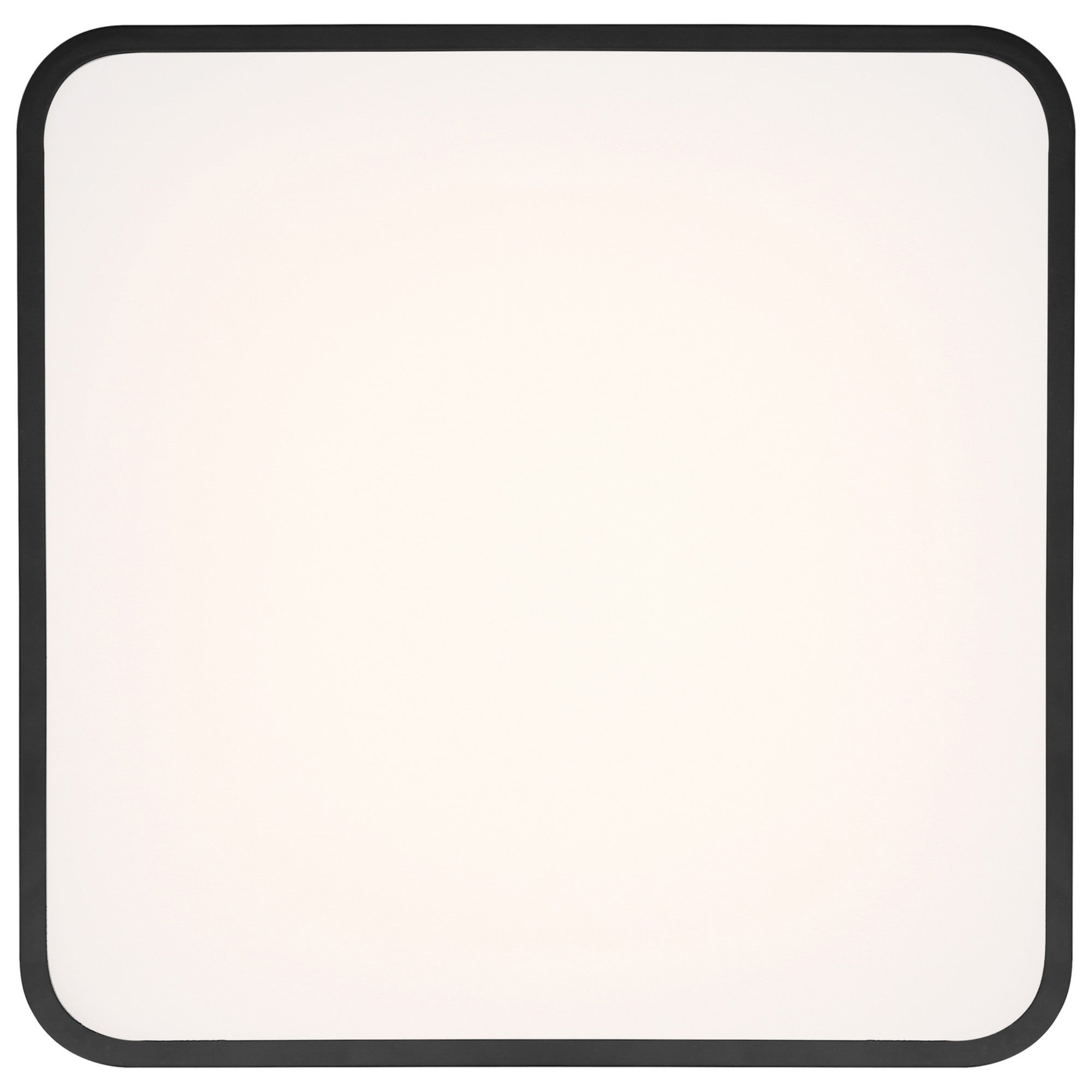 Granada 16" LED Flush Mount, Black Finish