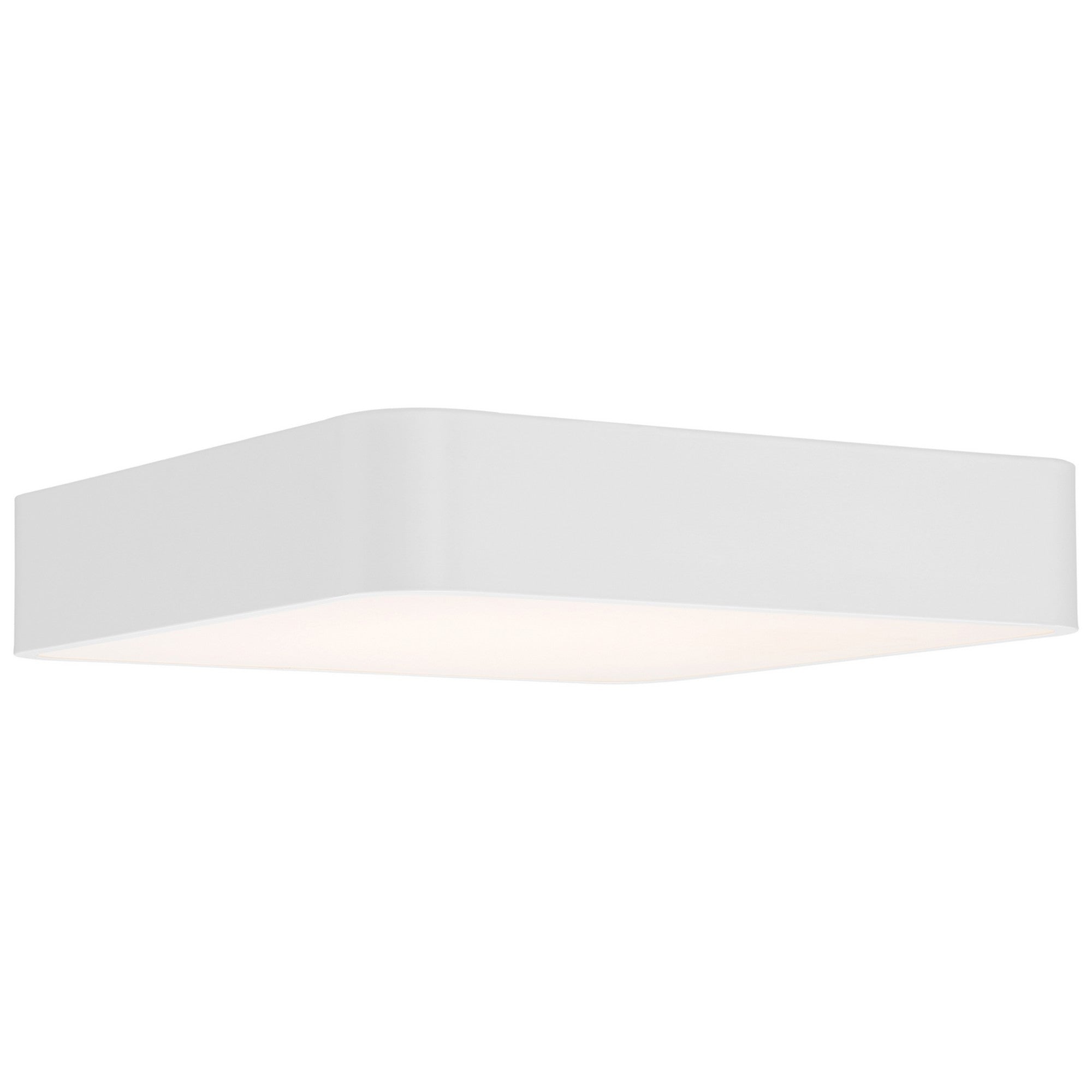 Granada 16" LED Flush Mount, White Finish