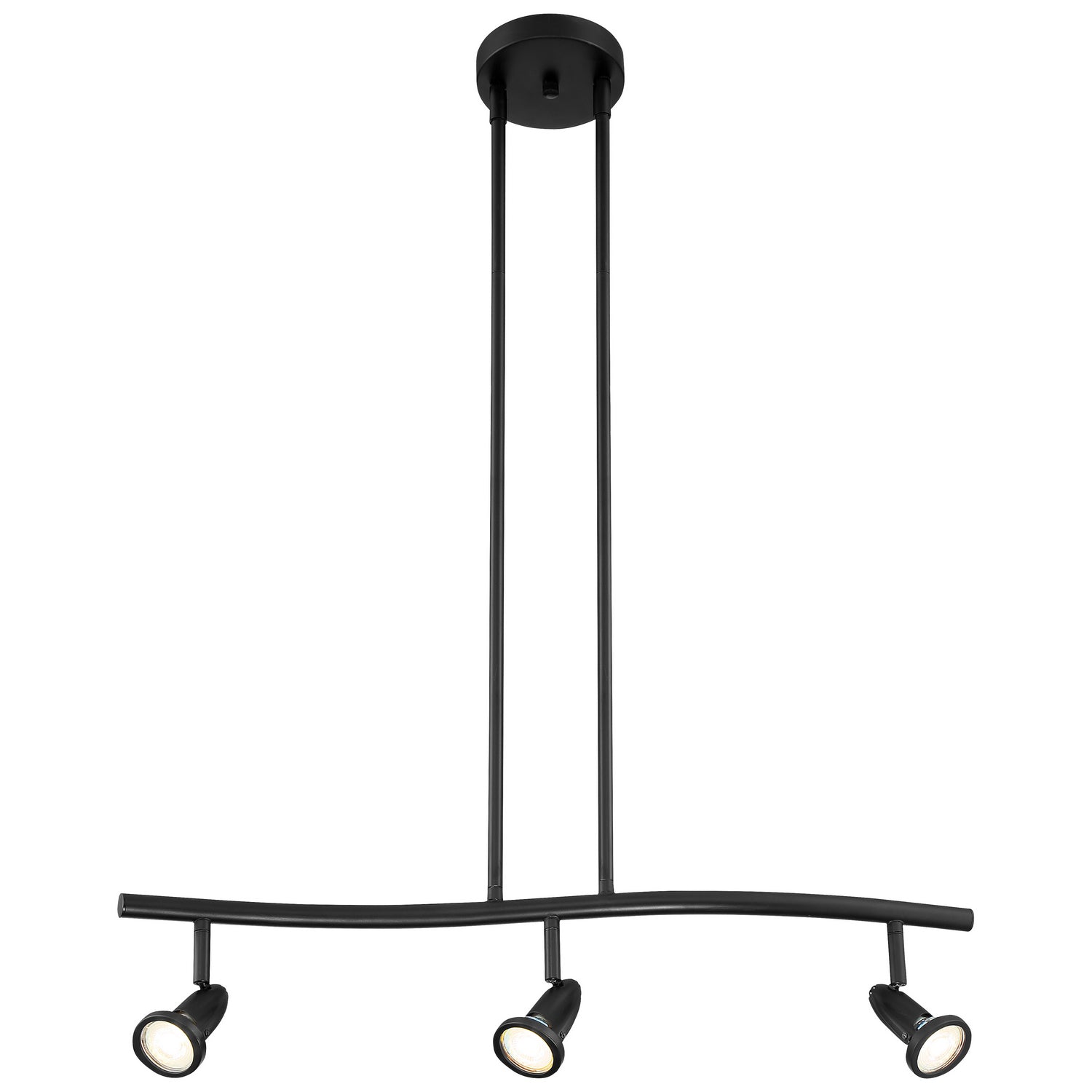 Cobra 27" LED Pendant / Track Rail, Black Finish - Bees Lighting
