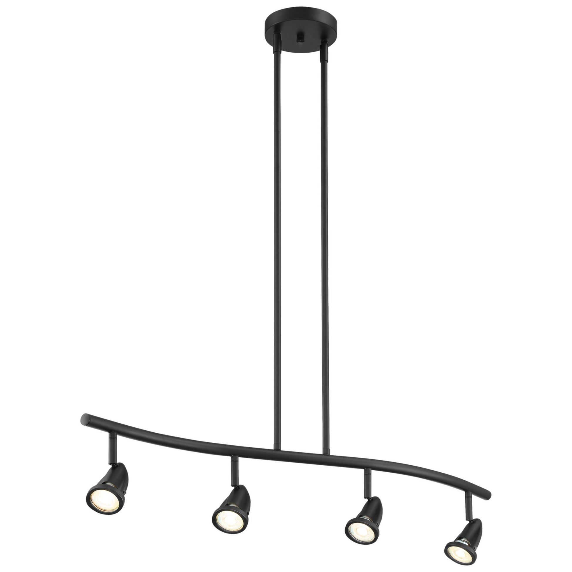 Cobra 33" LED Pendant, Black Finish - Bees Lighting