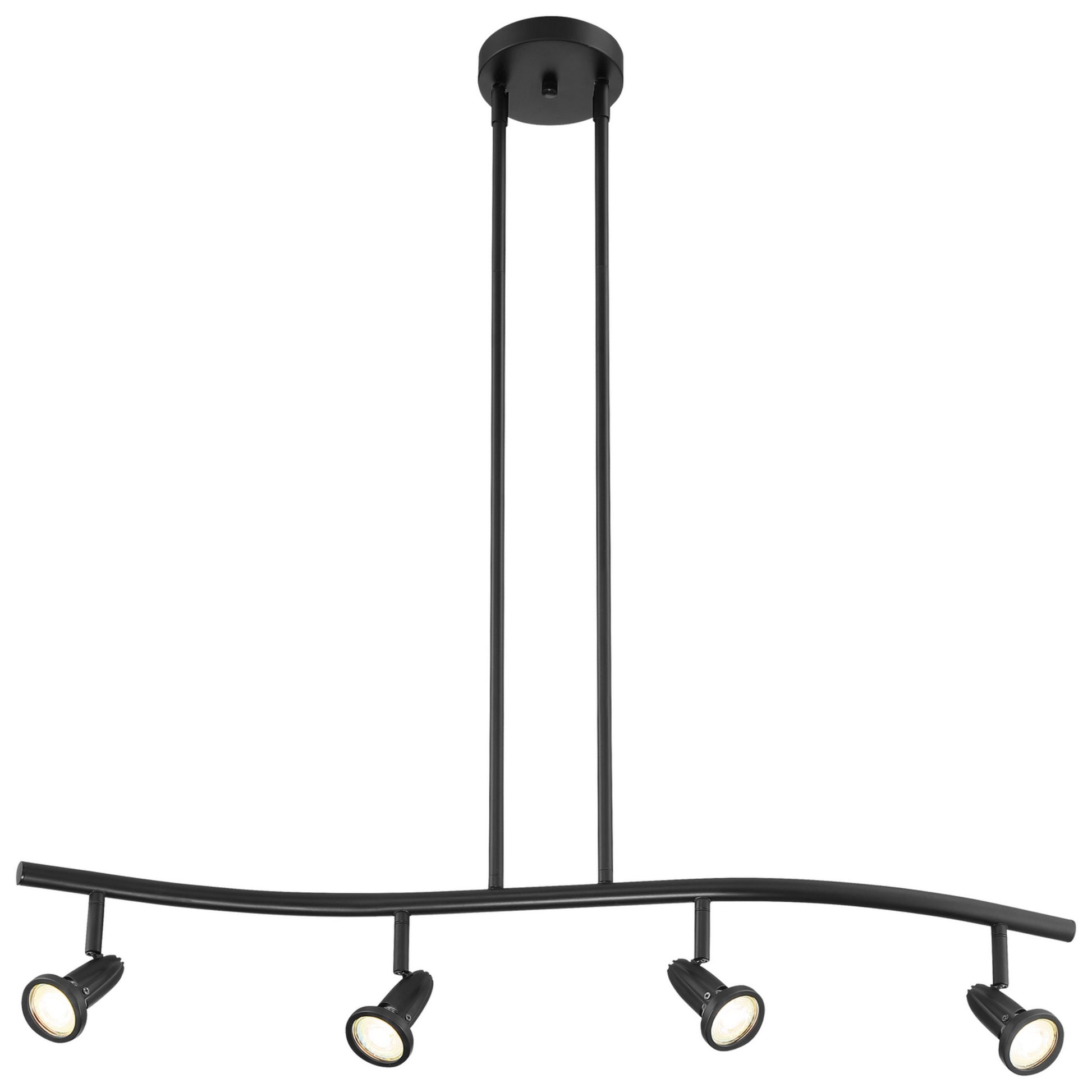 Cobra 33" LED Pendant, Black Finish - Bees Lighting