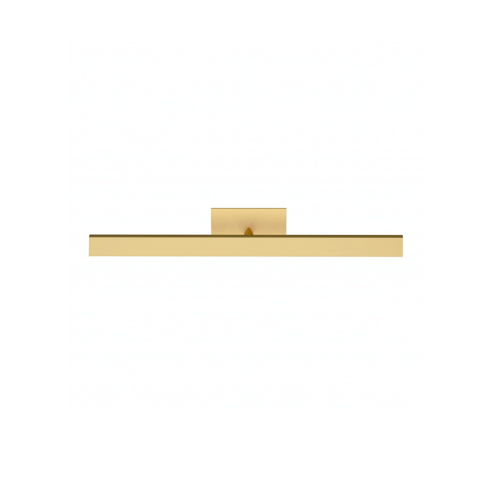 Dessau 18" LED Picture Light, 277V, Natural Brass Finish - Bees Lighting
