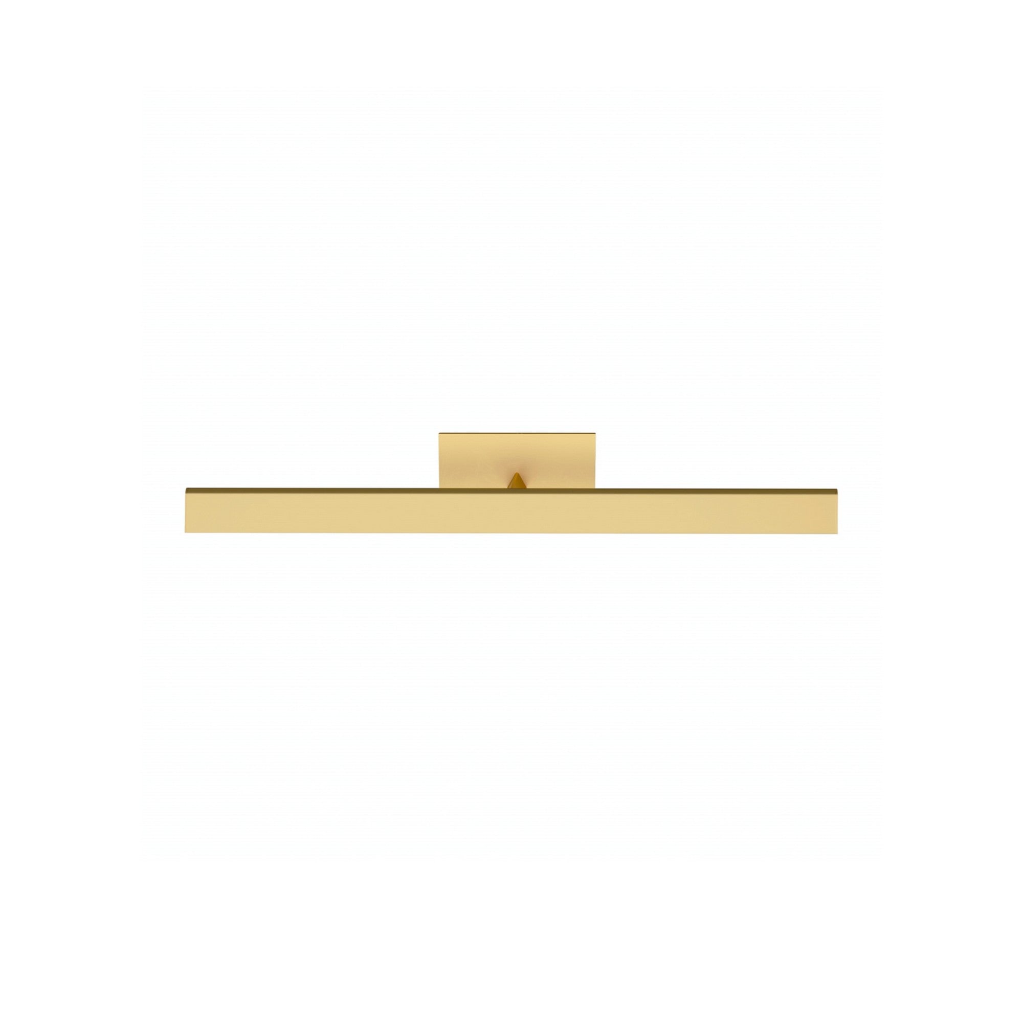 Dessau 18" LED Picture Light, 277V, Natural Brass Finish - Bees Lighting
