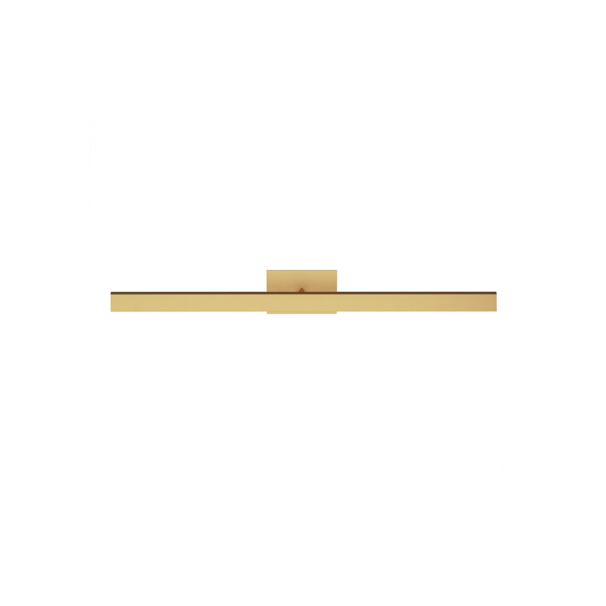 Dessau 24" LED Picture Light, 277V, Natural Brass Finish - Bees Lighting