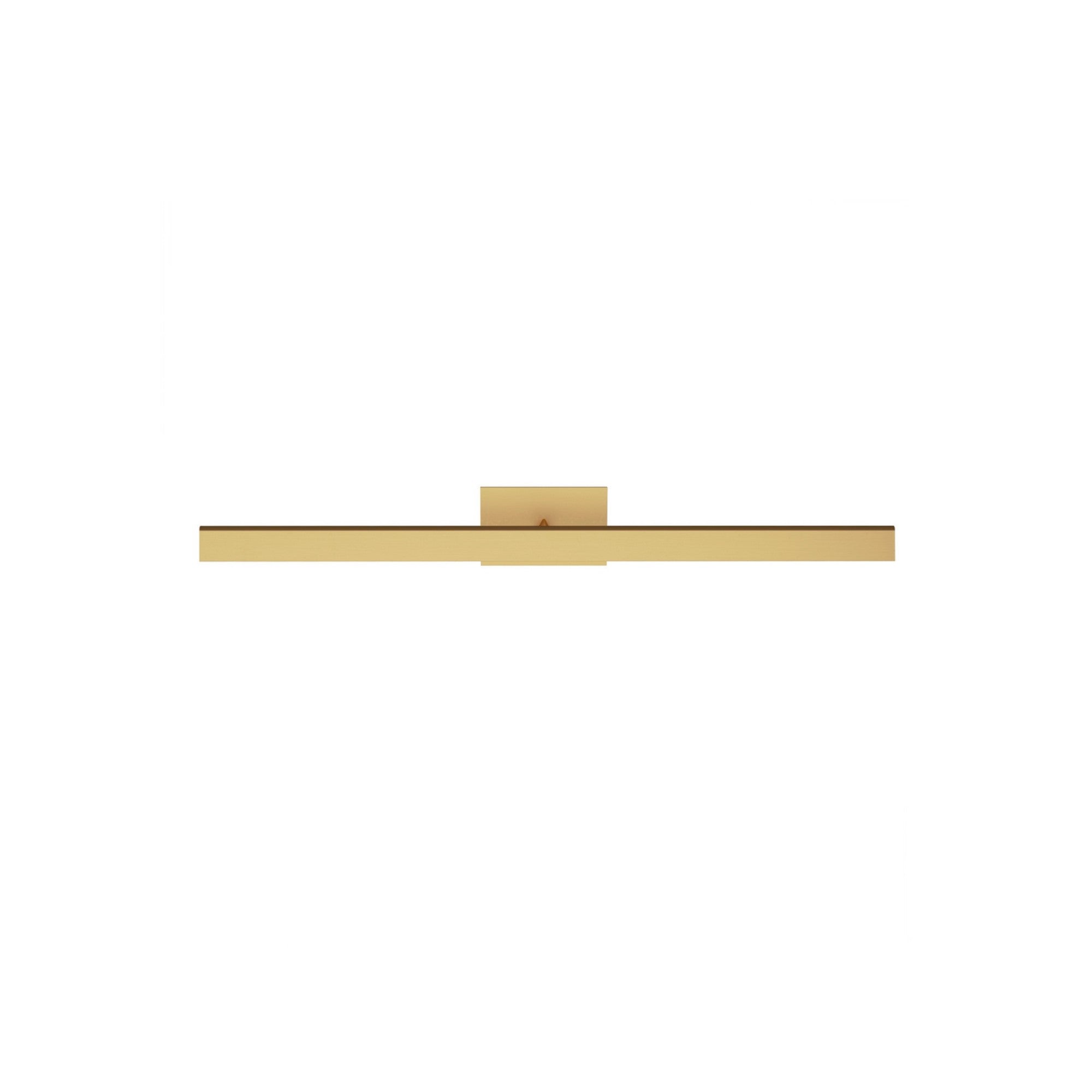 Dessau 24" LED Picture Light, 277V, Natural Brass Finish - Bees Lighting