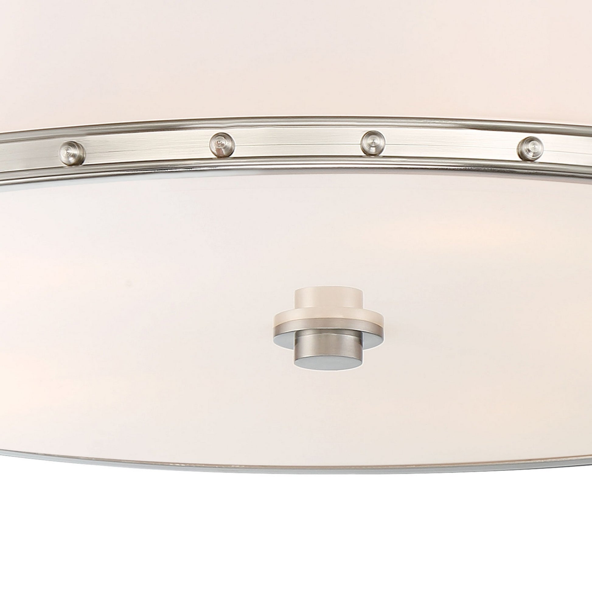 20" LED Flush Mount, Brushed Nickel Finish - Bees Lighting