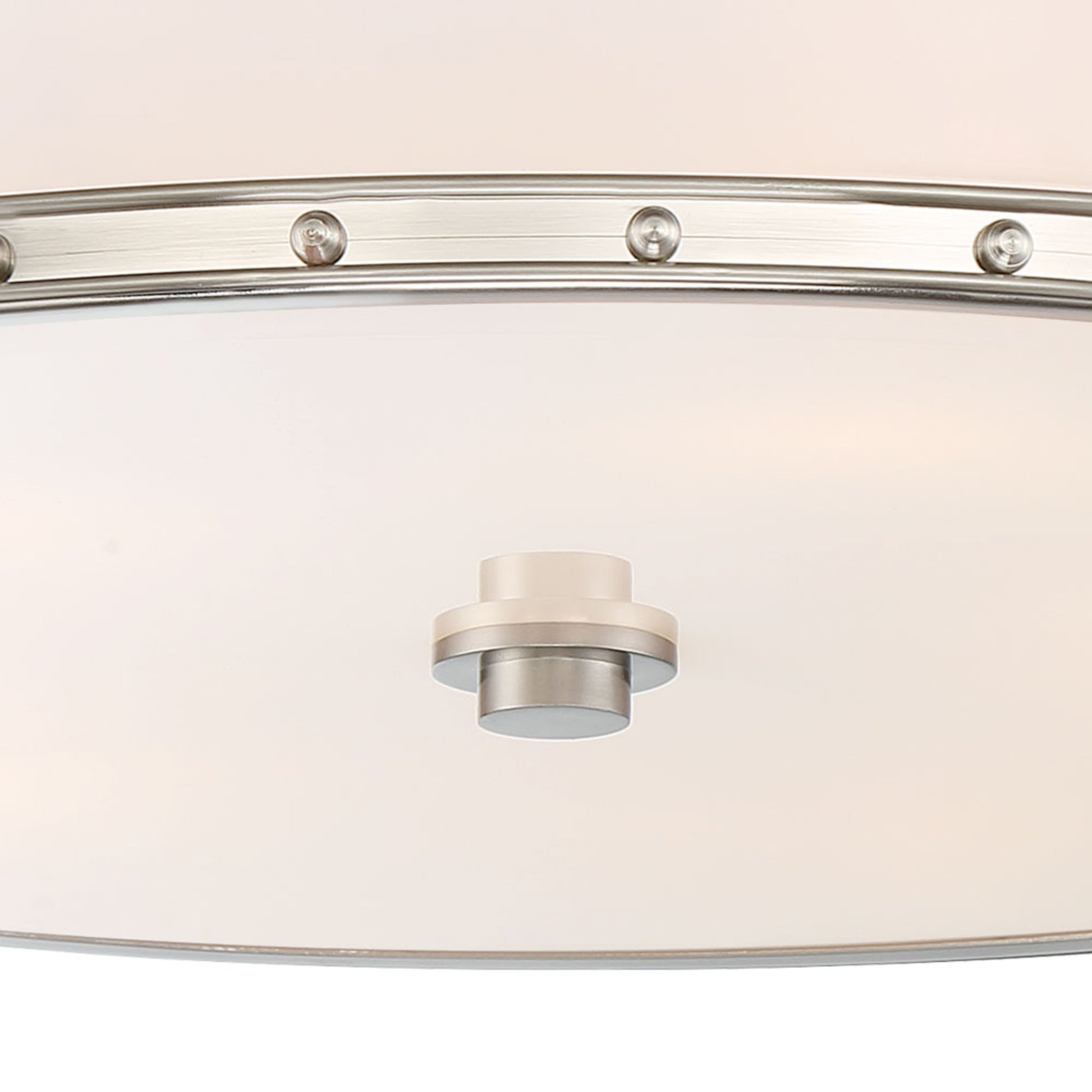 20" LED Flush Mount, Brushed Nickel Finish - Bees Lighting