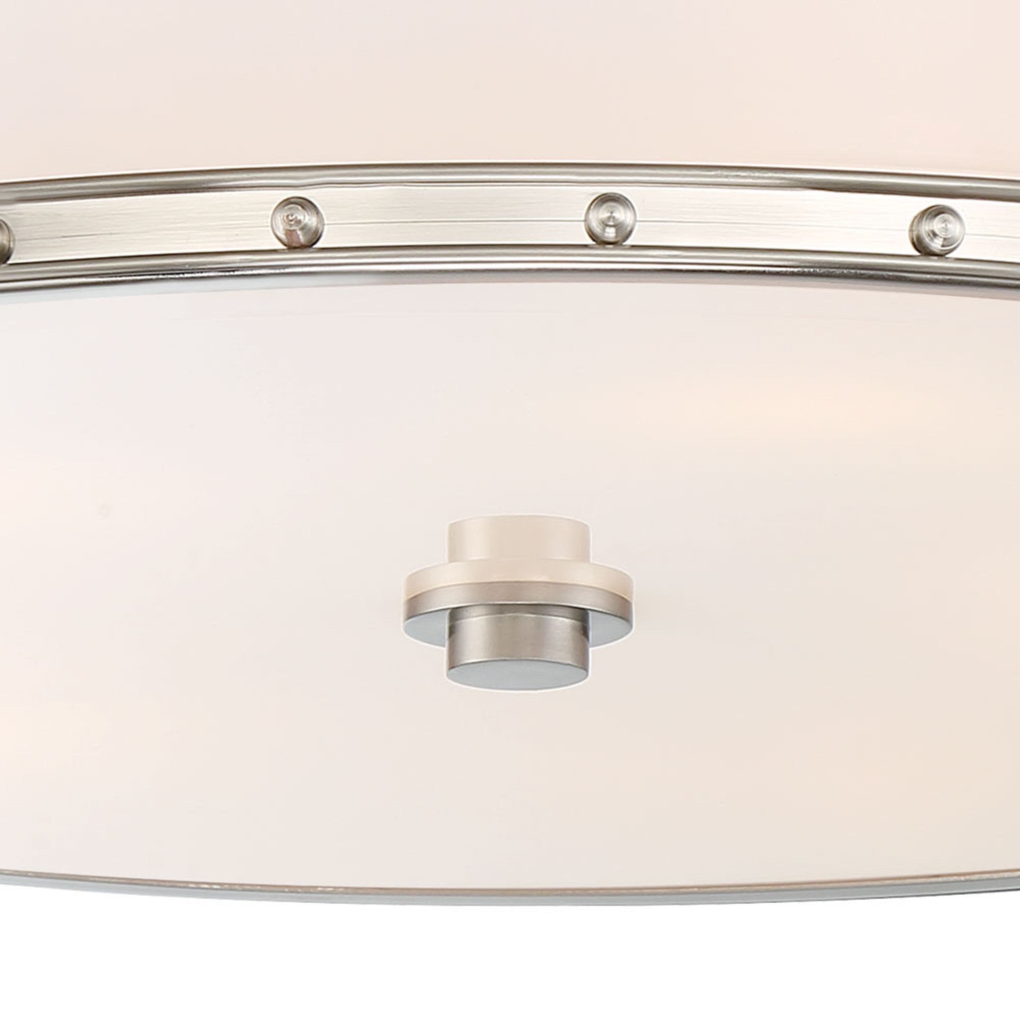 20" LED Flush Mount, Brushed Nickel Finish - Bees Lighting