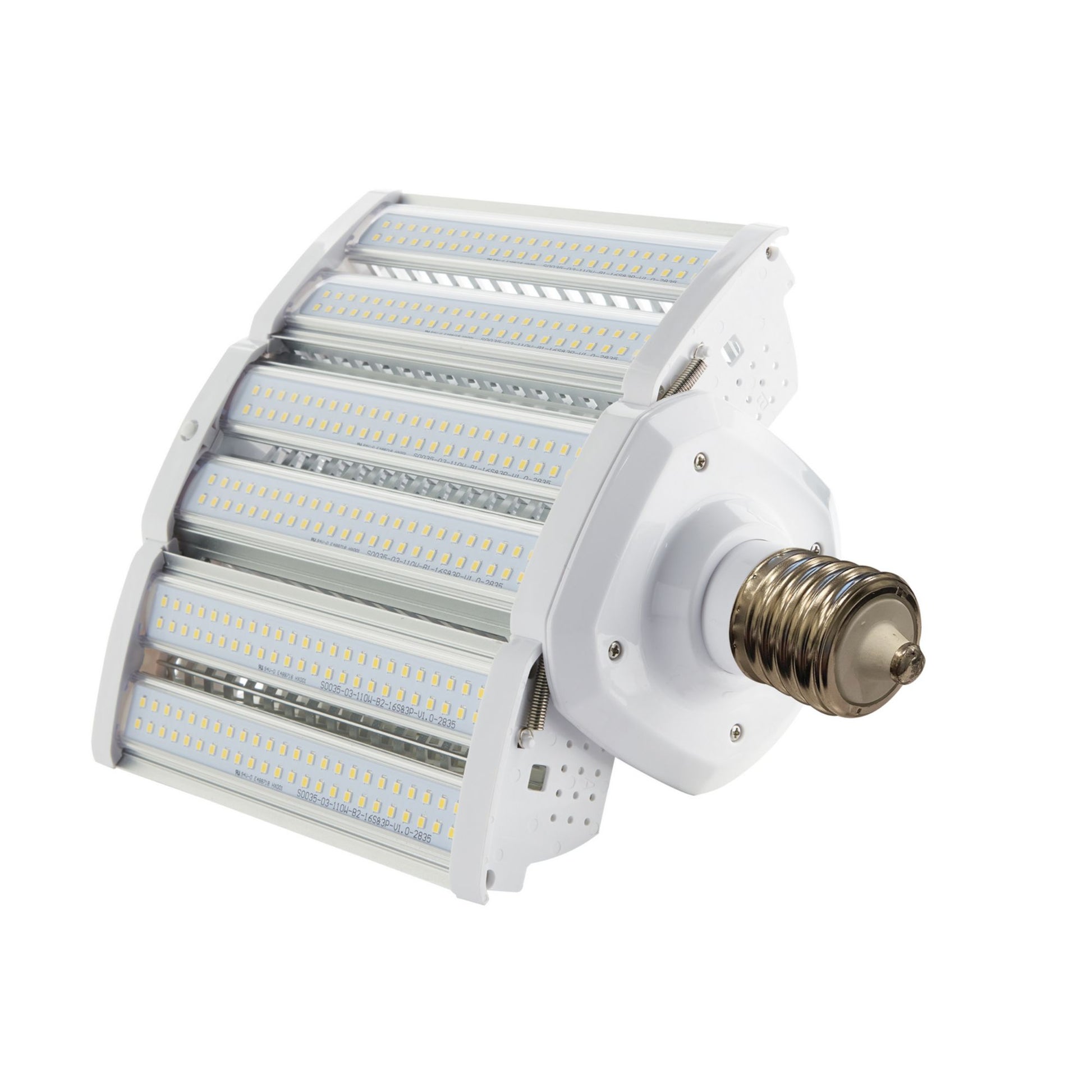 Hi-Pro LED Expandable Shoe Box Lamp, 110W, 14300 Lumens, 3000K, EX39 Mogul Base, 120-277V - Bees Lighting