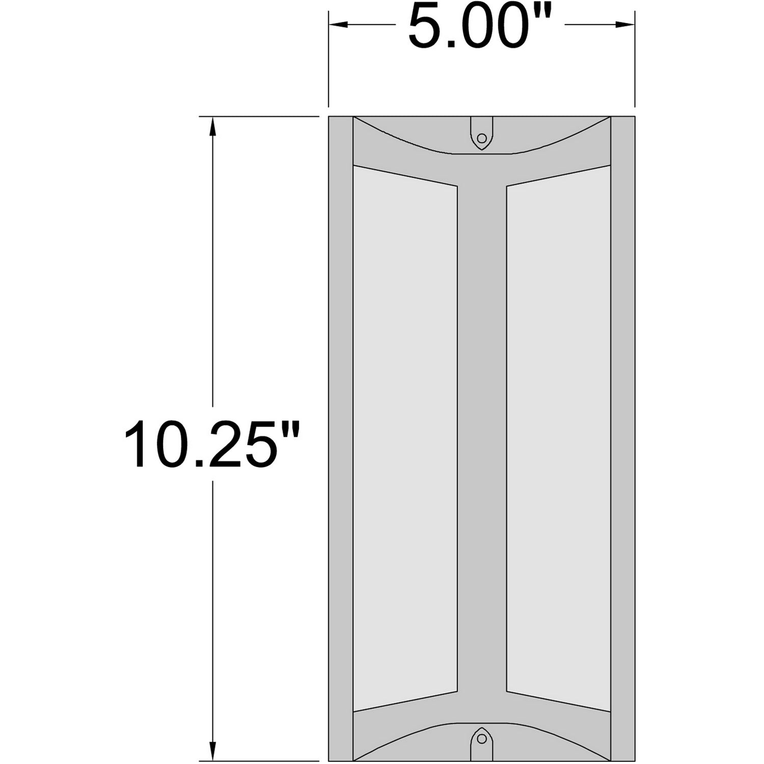 Margate 10 In. LED Outdoor Wall Scocne Satin Finish - Bees Lighting