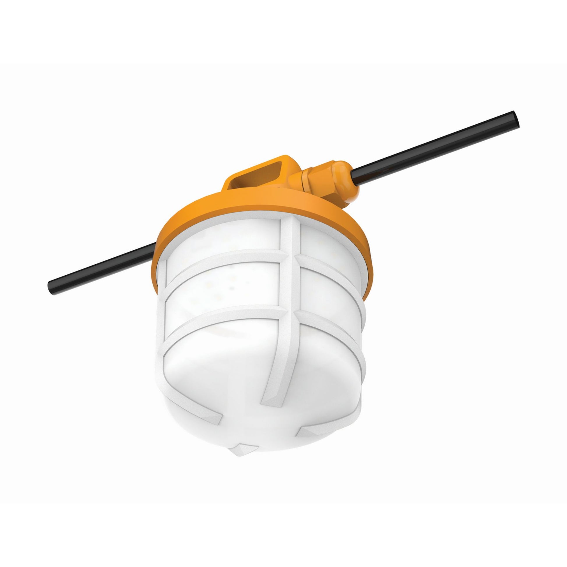 50ft LED Construction String Light, 6000 Lumens, Plug & Hooks - Bees Lighting