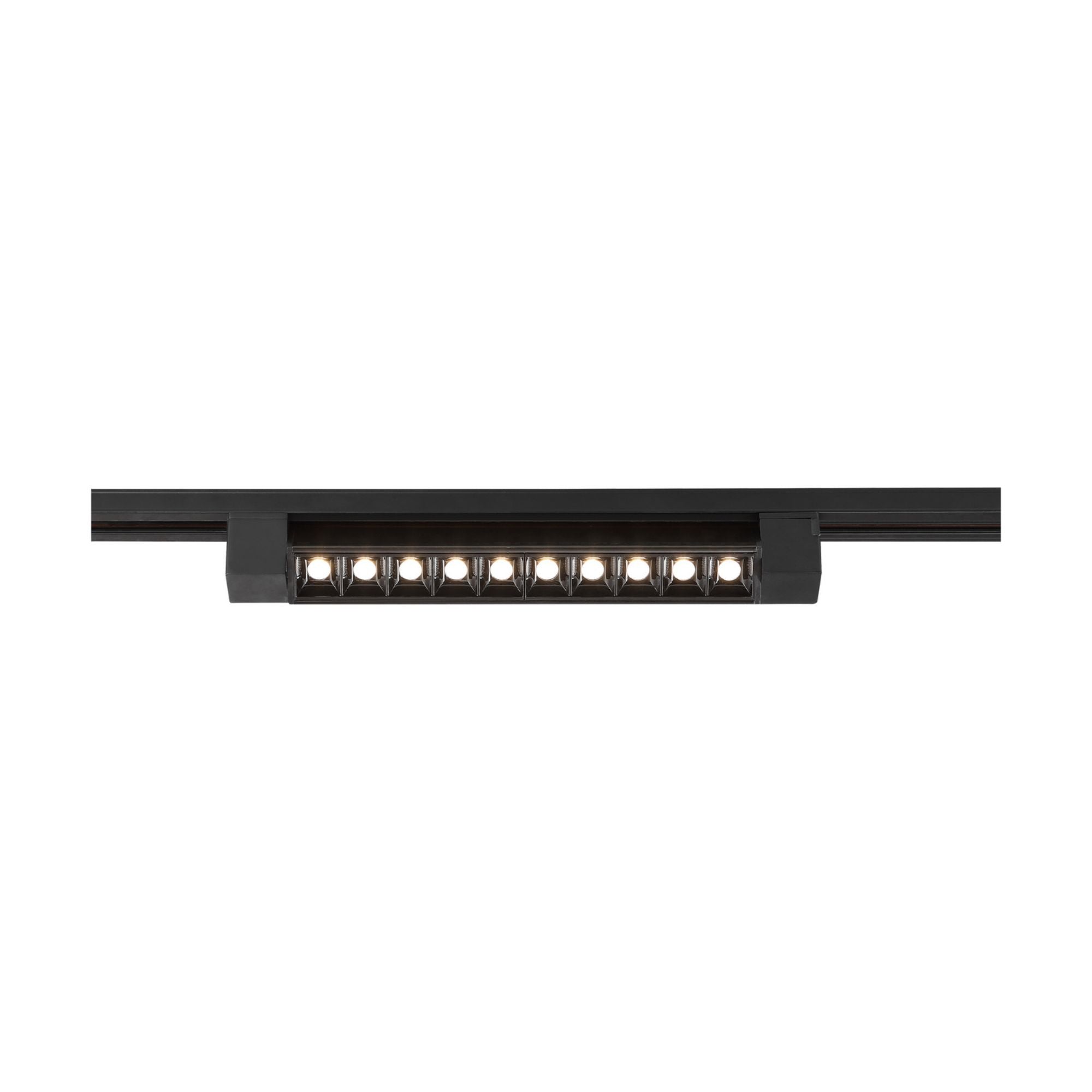 1ft LED Linear Track Bar 15W 1000 Lumens 3000K, Halo, 30°, Black - Bees Lighting