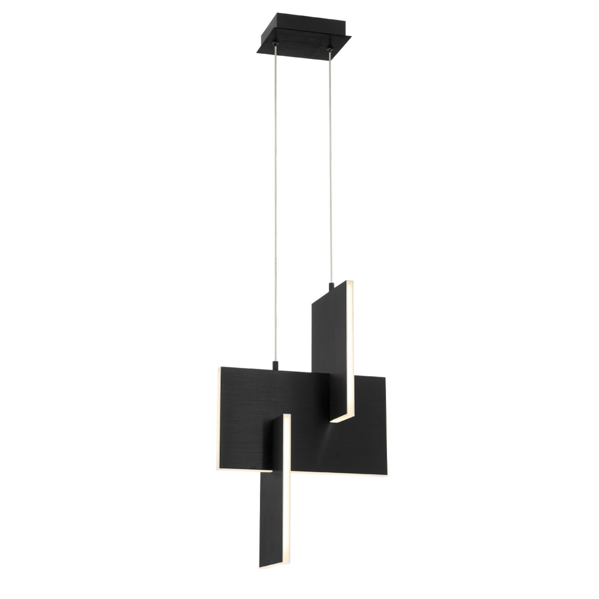 Coburg 23" LED Pendant, Black Finish - Bees Lighting