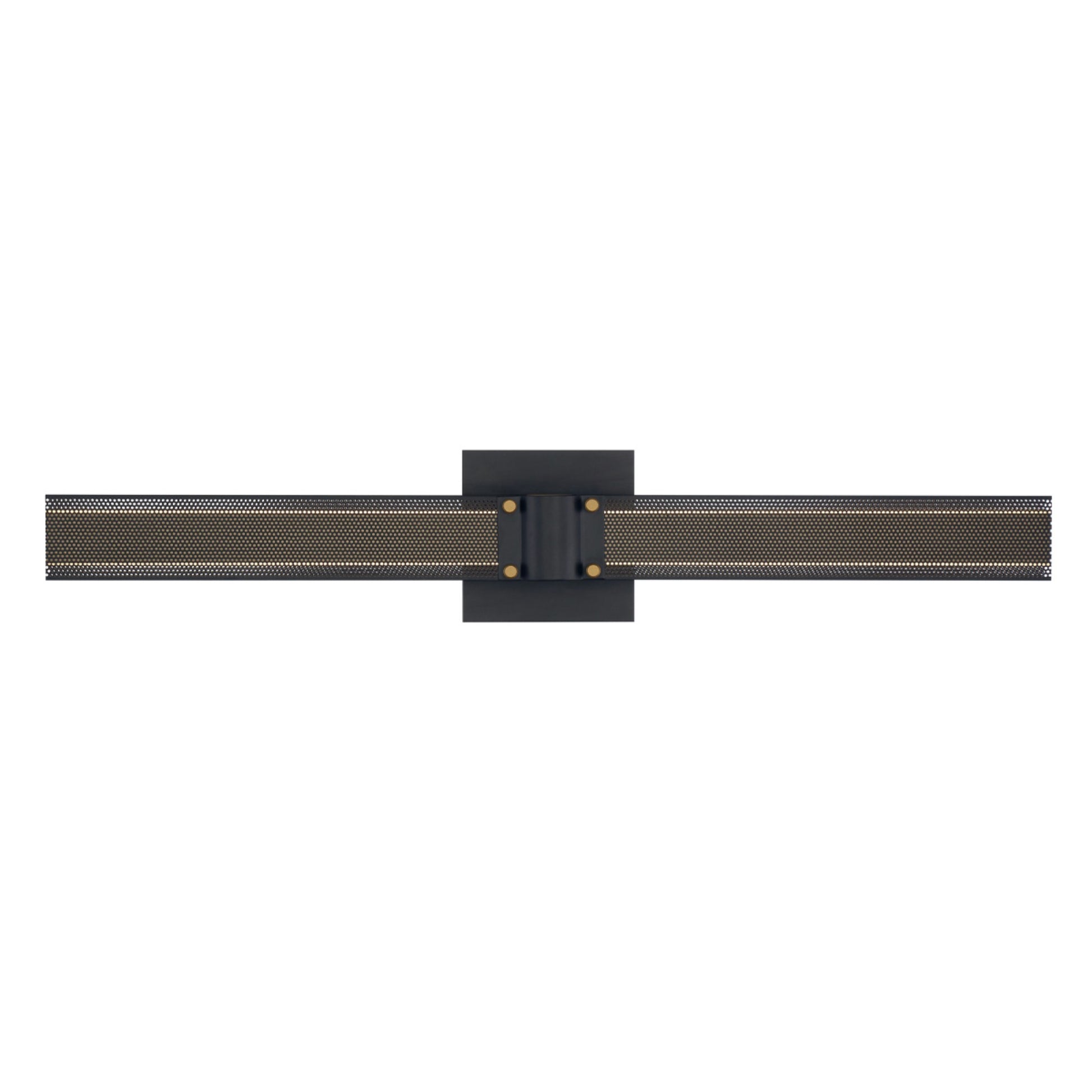 Admiral 28" LED Wall Sconce, Gold & Black Finish - Bees Lighting