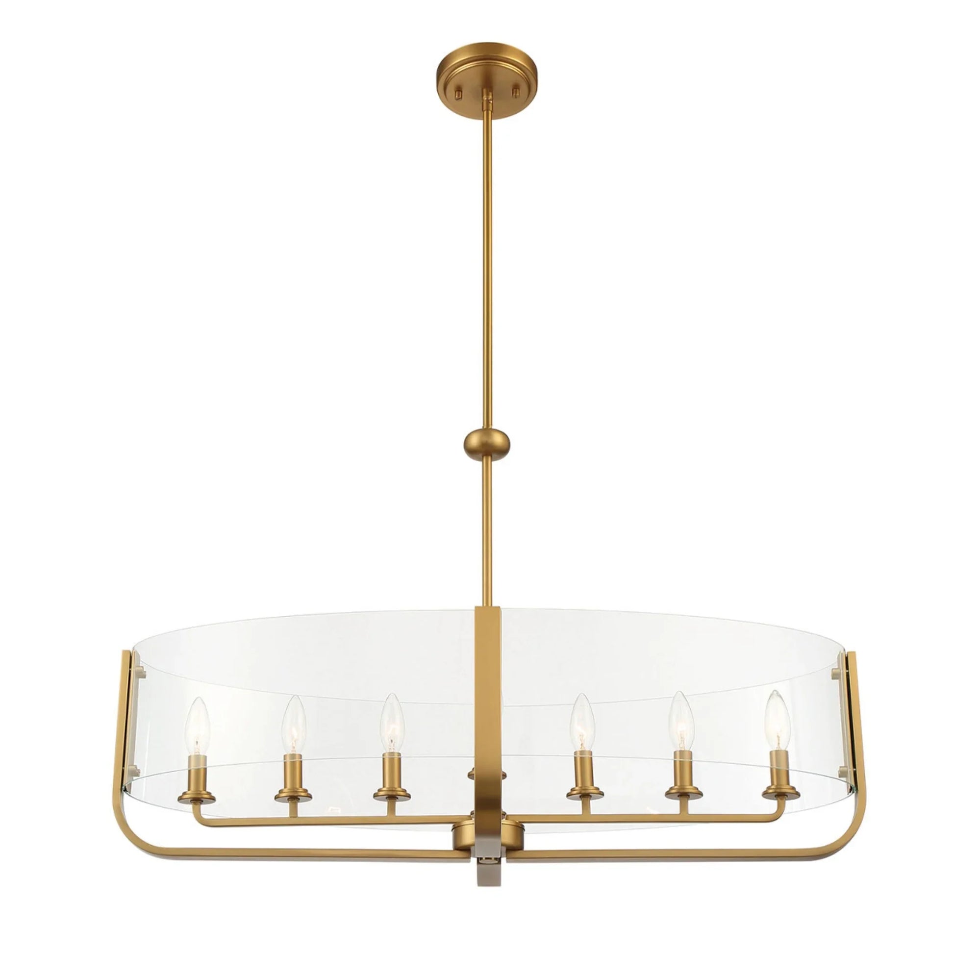 Campisi 8-Light 35" Chandelier, Gold Finish - Bees Lighting
