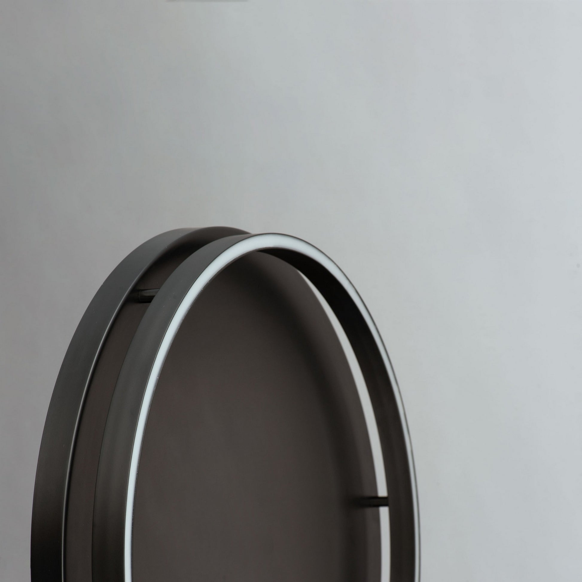 Groove WiZ 25" LED Flush Mount, Black Finish - Bees Lighting