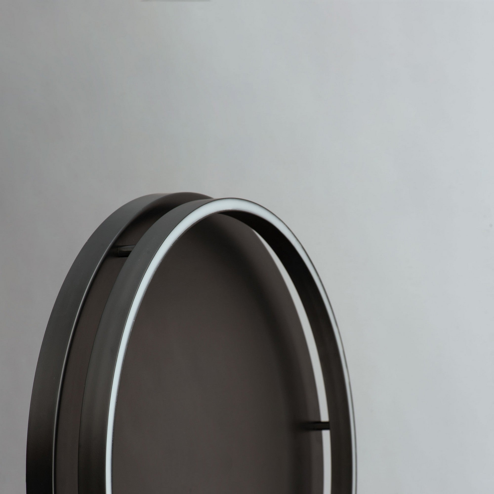 Groove WiZ 25" LED Flush Mount, Black Finish - Bees Lighting