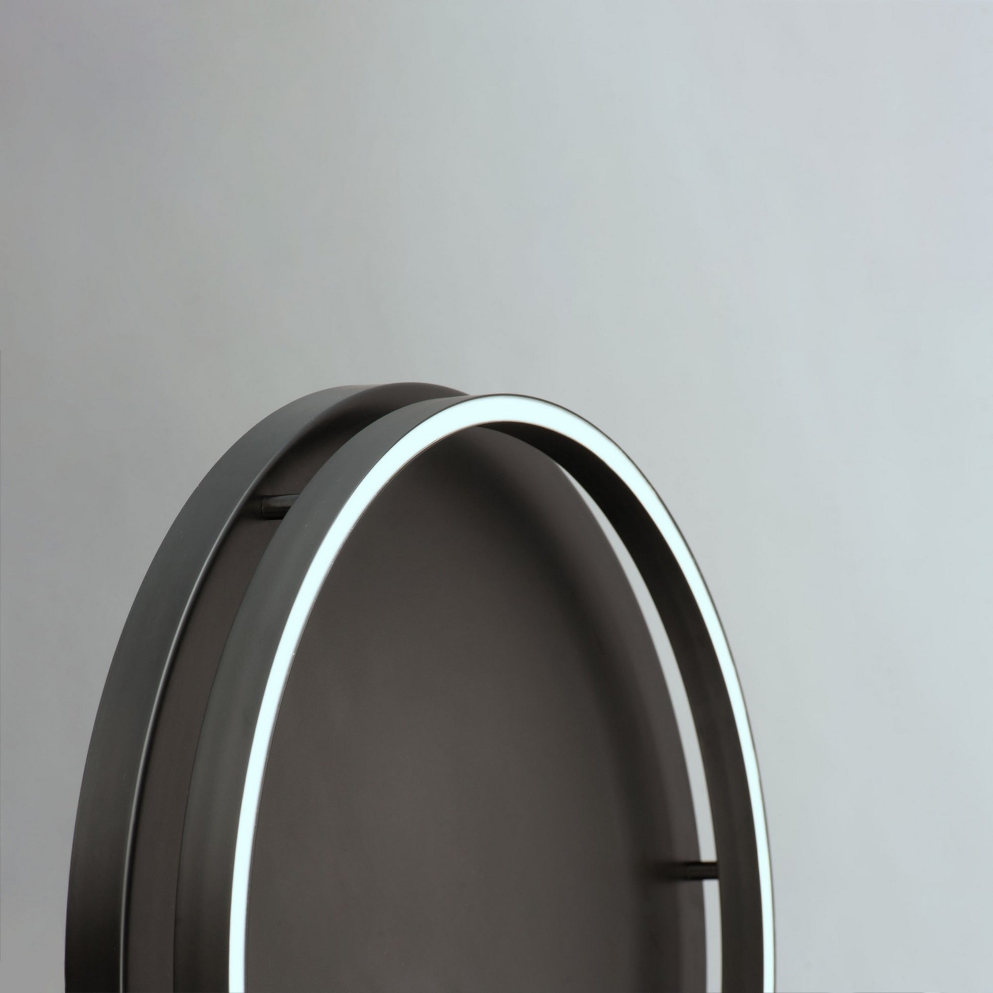 Groove WiZ 25" LED Flush Mount, Black Finish - Bees Lighting