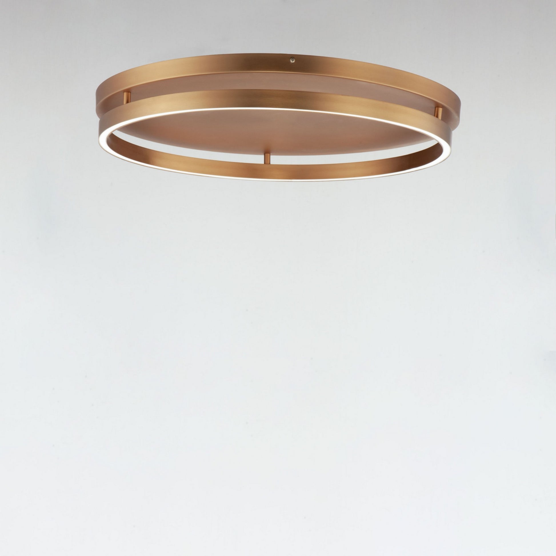 Groove WiZ 25" LED Flush Mount, Gold Finish - Bees Lighting