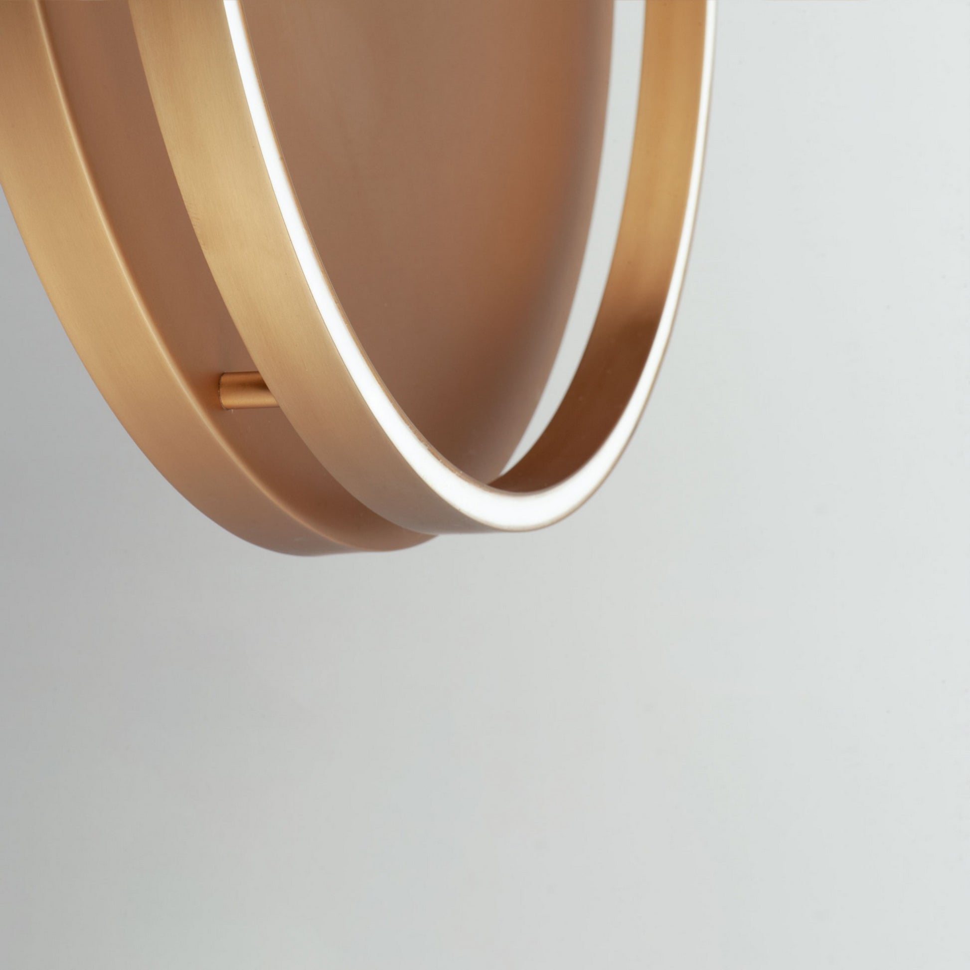 Groove WiZ 25" LED Flush Mount, Gold Finish - Bees Lighting