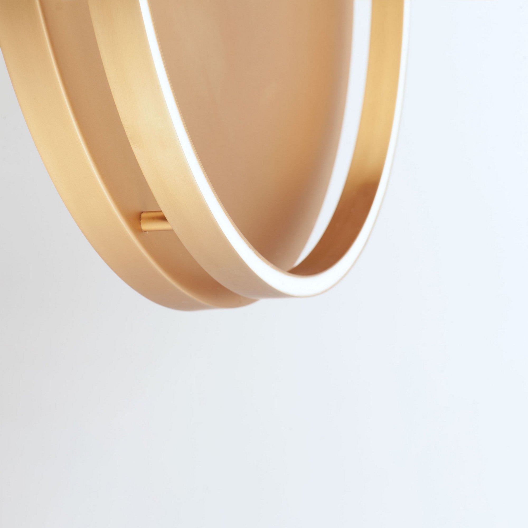 Groove WiZ 25" LED Flush Mount, Gold Finish - Bees Lighting