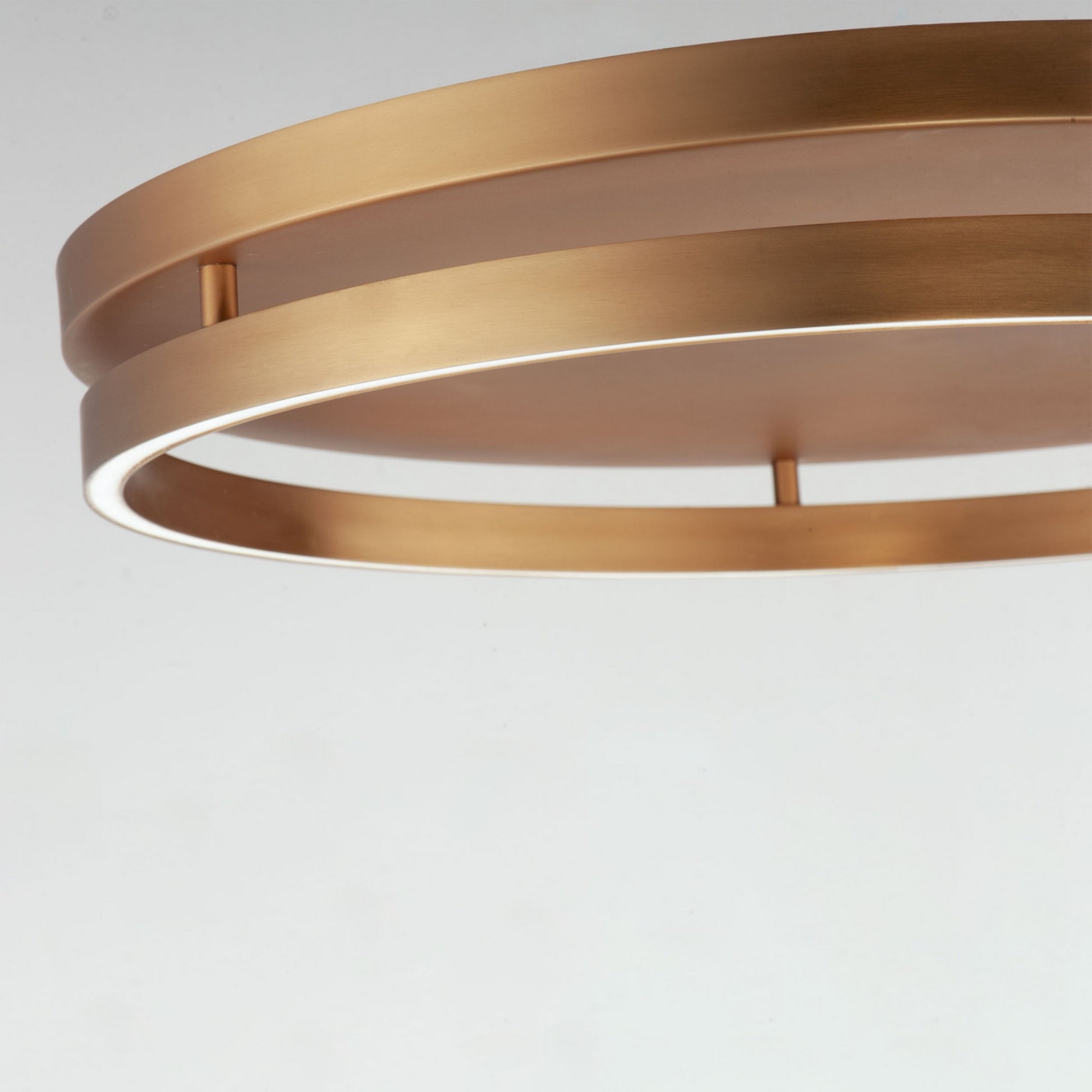Groove WiZ 25" LED Flush Mount, Gold Finish - Bees Lighting