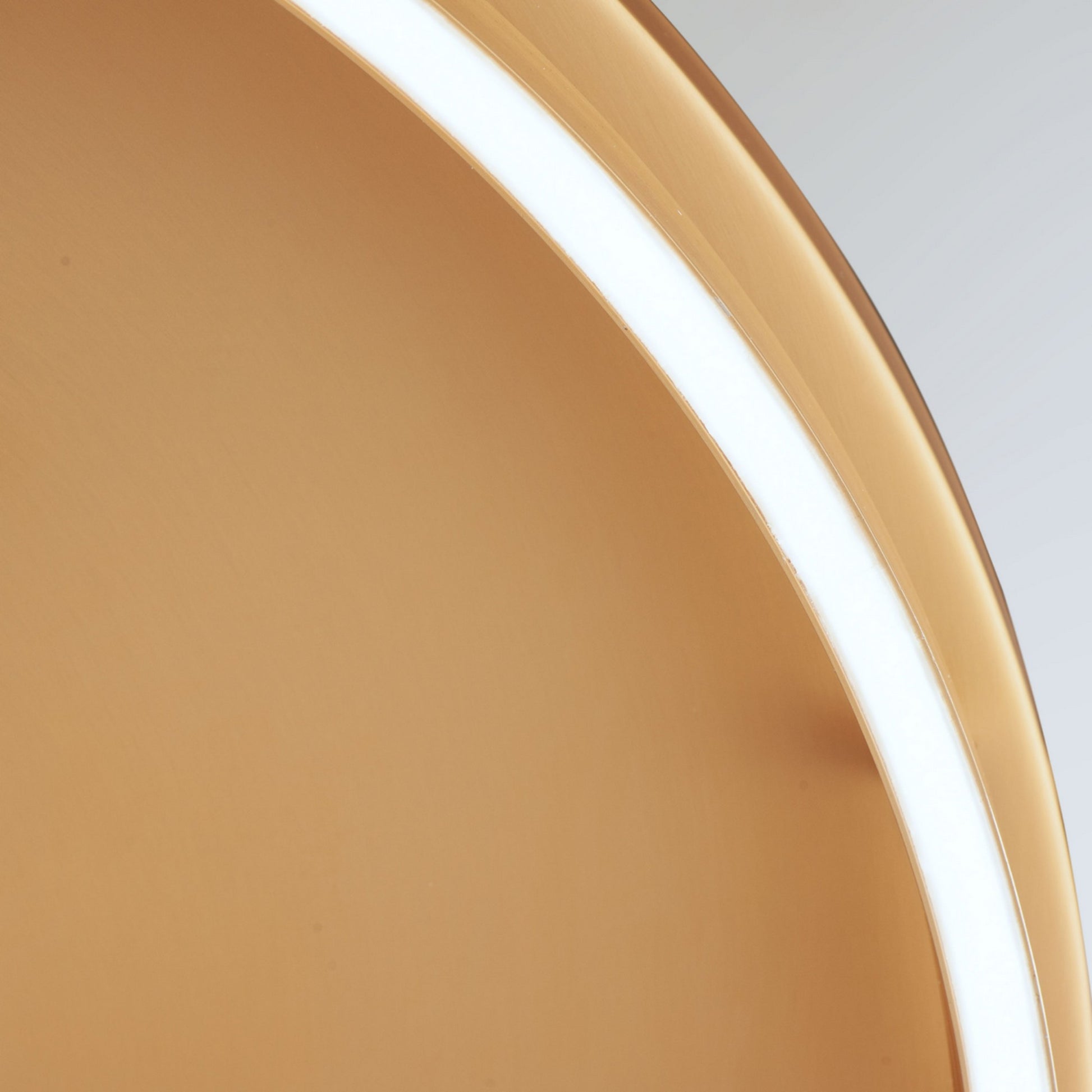 Groove WiZ 25" LED Flush Mount, Gold Finish - Bees Lighting