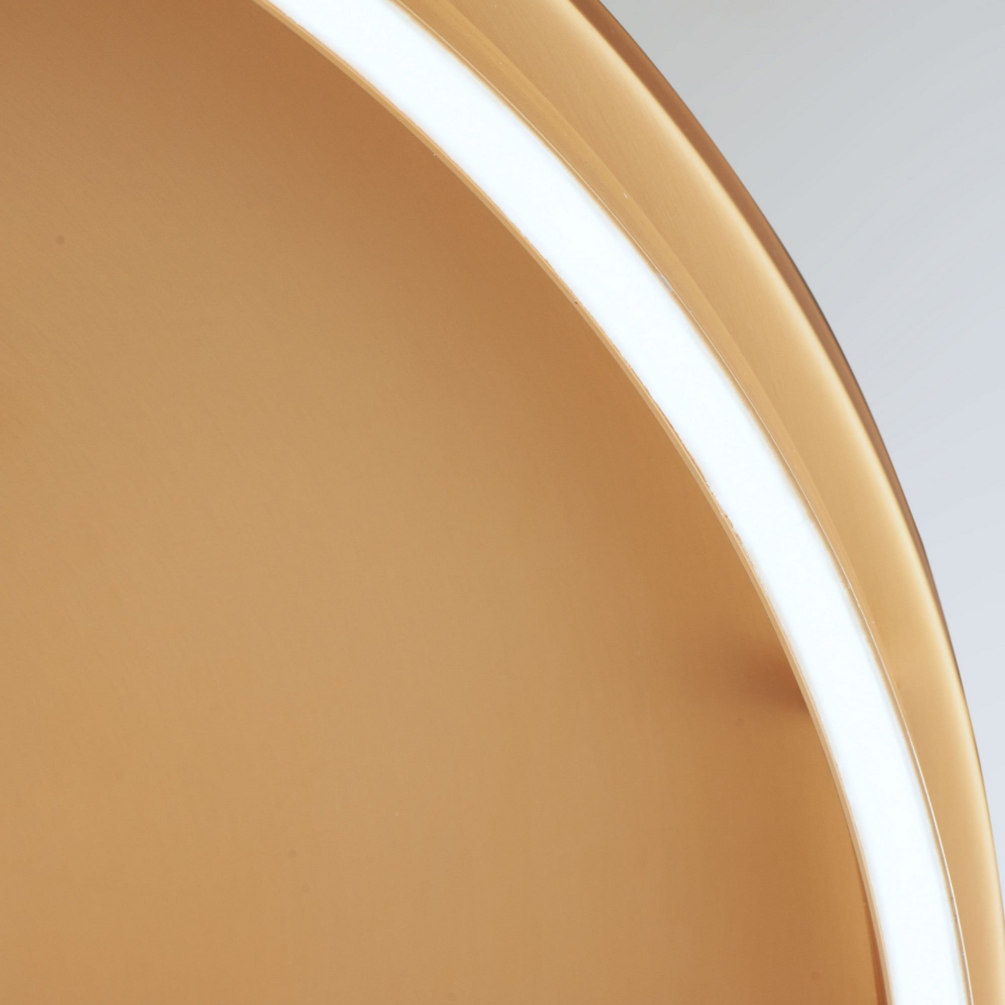 Groove WiZ 25" LED Flush Mount, Gold Finish - Bees Lighting