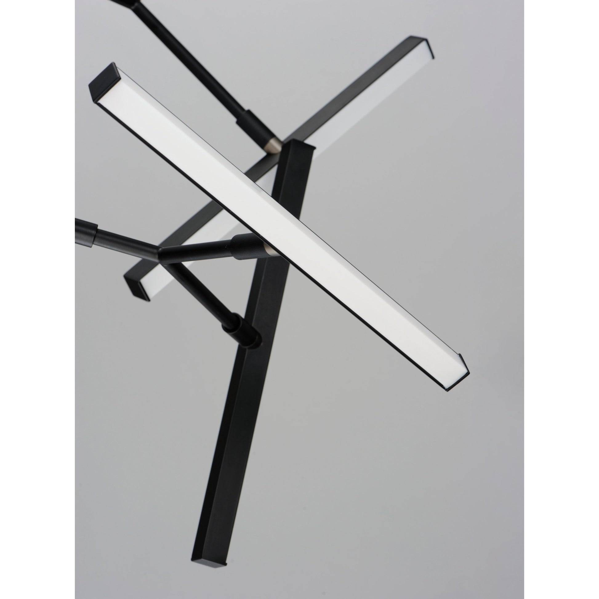 Robotica 37" 5-Light LED Pendant, Black Finish - Bees Lighting