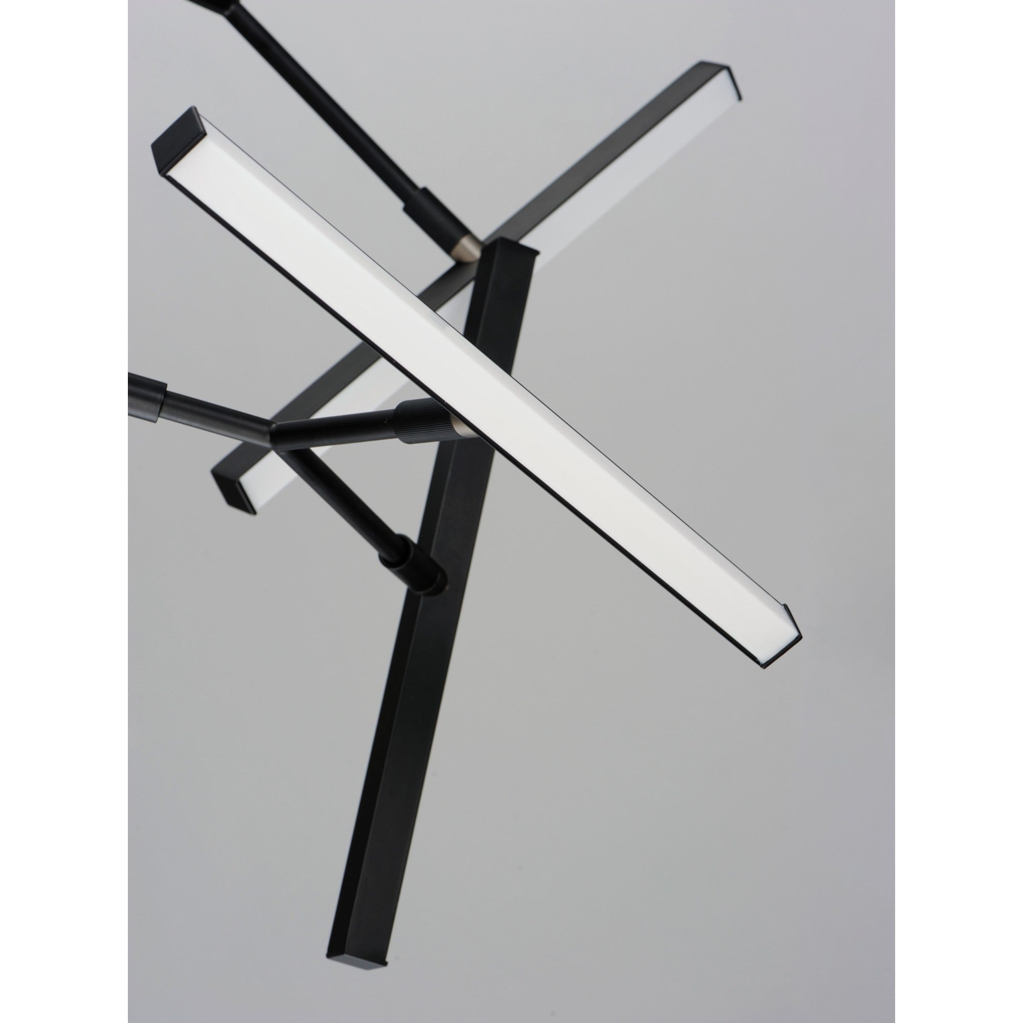 Robotica 37" 5-Light LED Pendant, Black Finish - Bees Lighting