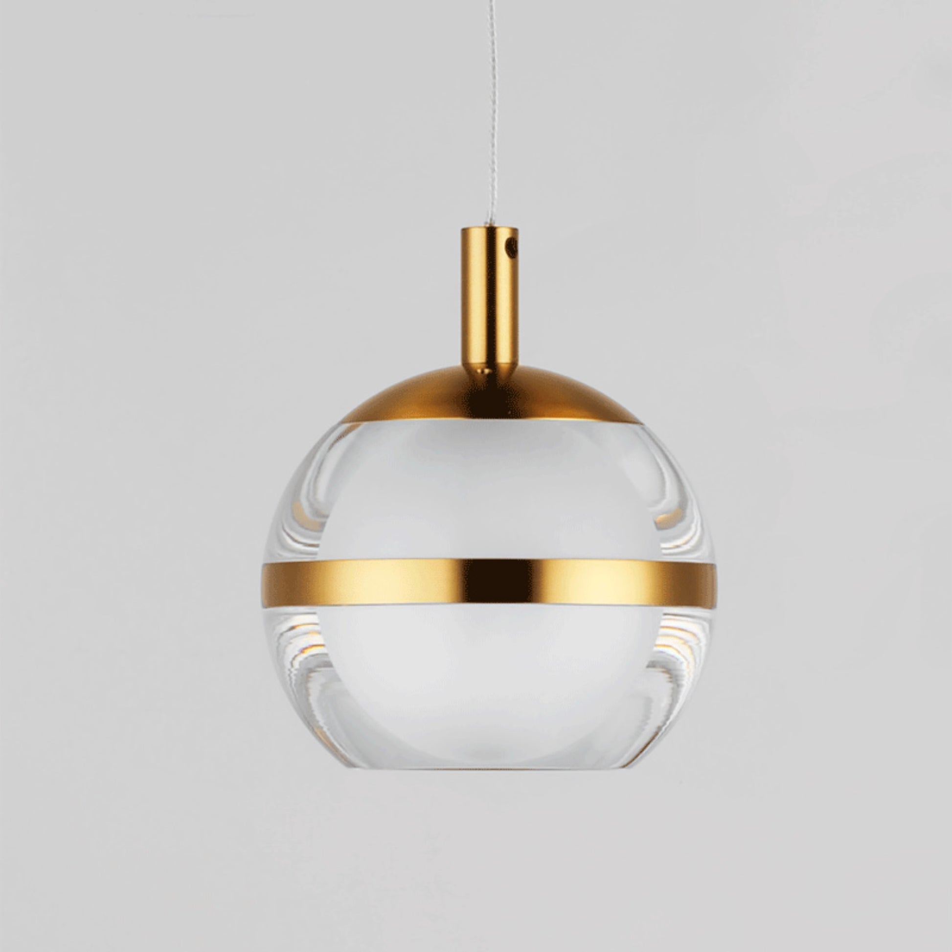 Swank 31" 10-Light LED Linear Pendant, Natural Aged Brass Finish - Bees Lighting
