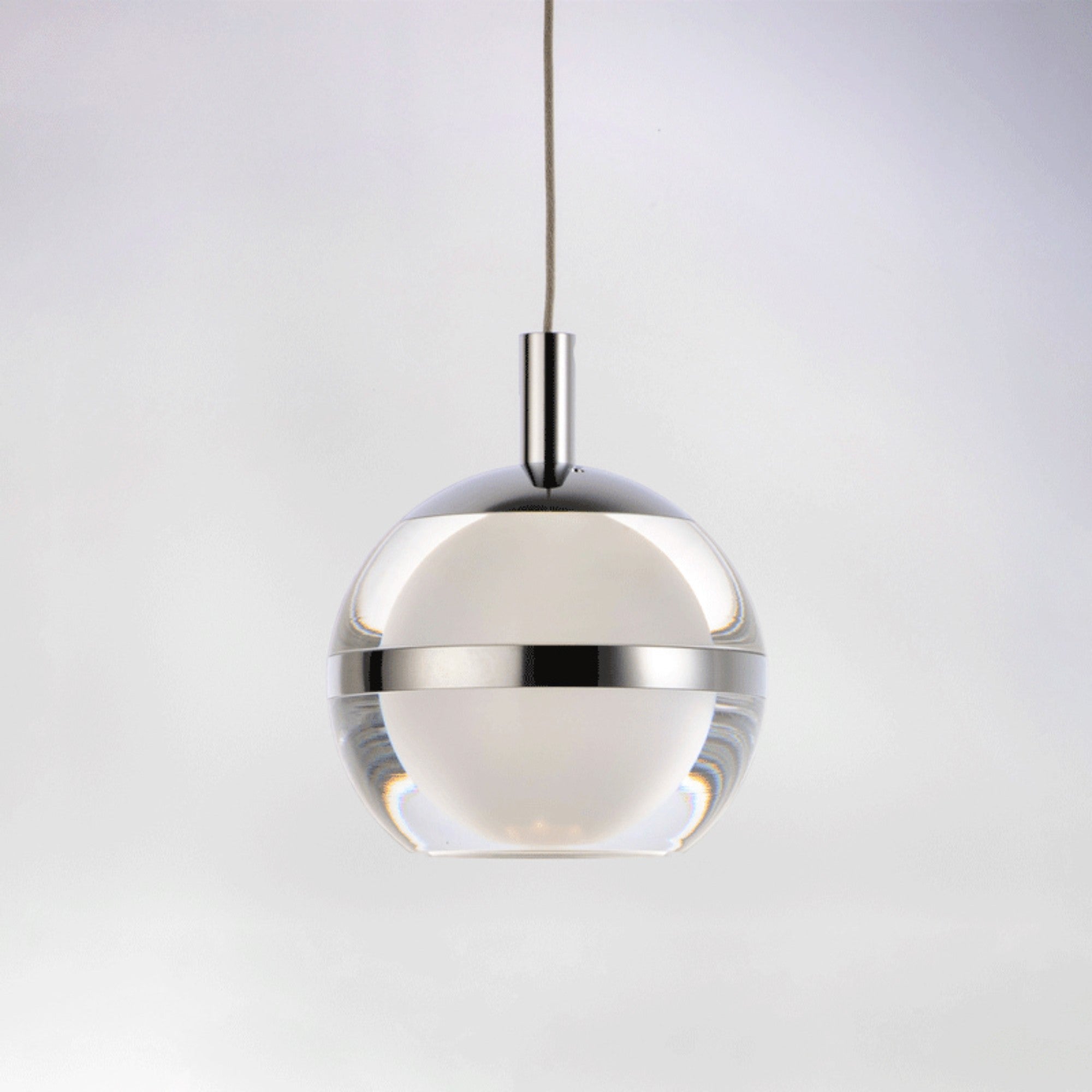 Swank 31" 10-Light LED Linear Pendant, Polished Chrome Finish - Bees Lighting