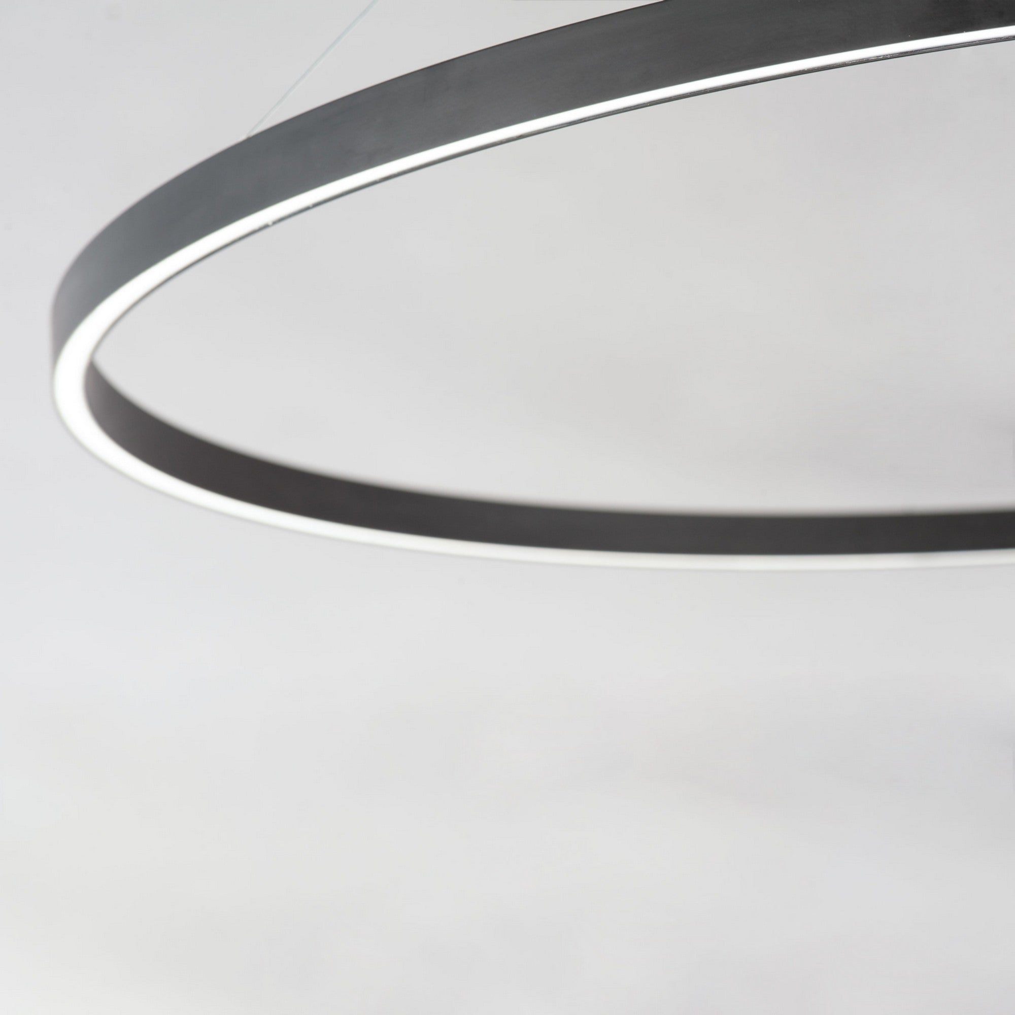 Groove WiZ 24" LED Pendant, Black Finish - Bees Lighting
