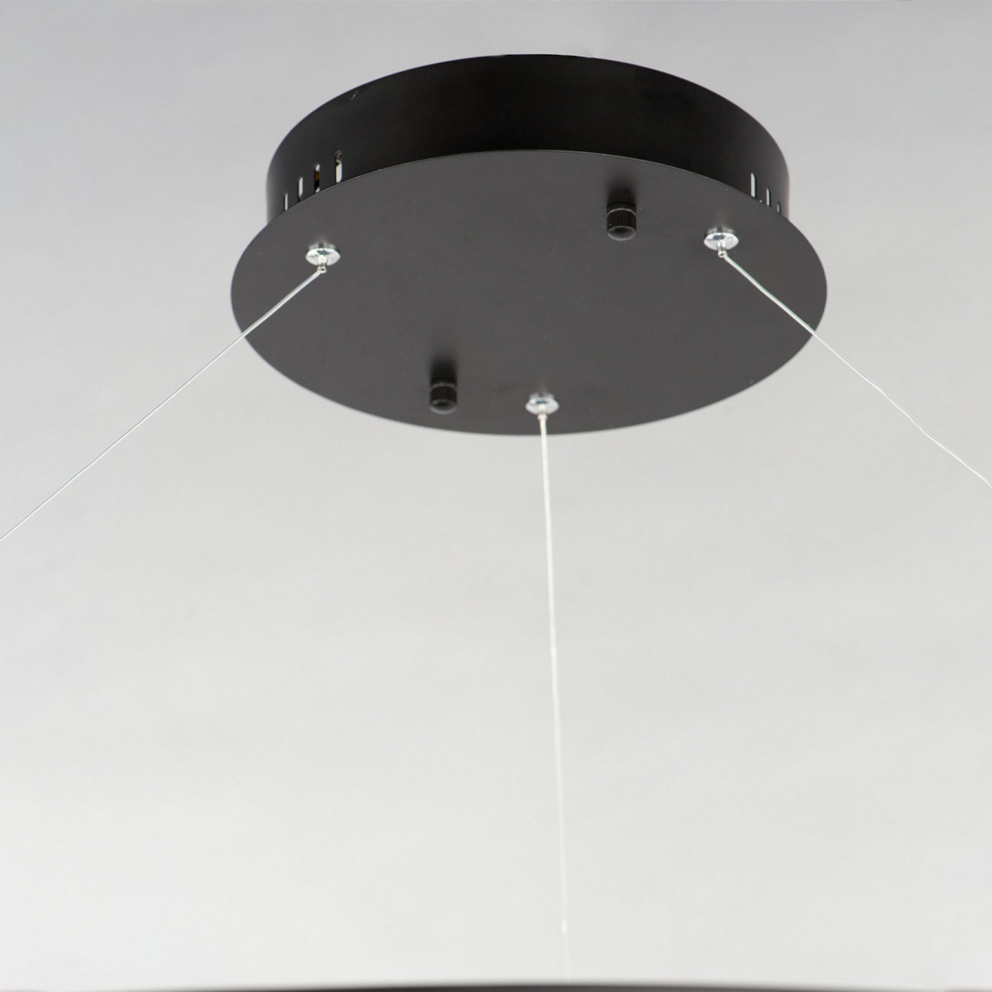 Groove WiZ 32" LED Pendant, Black Finish - Bees Lighting