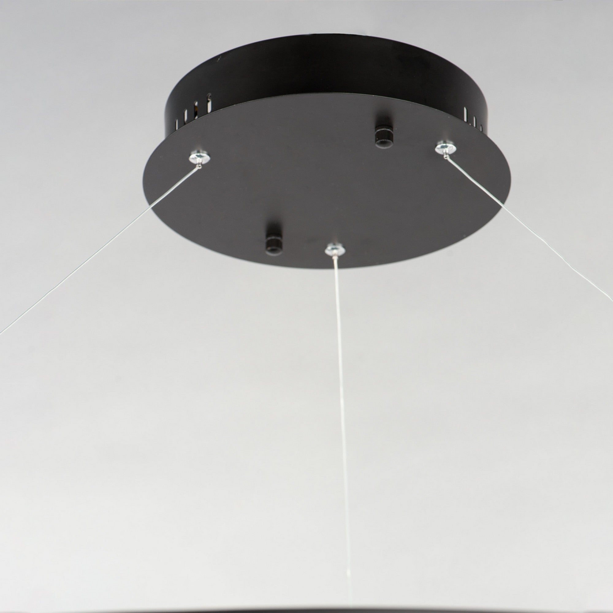 Groove WiZ 32" LED Pendant, Black Finish - Bees Lighting