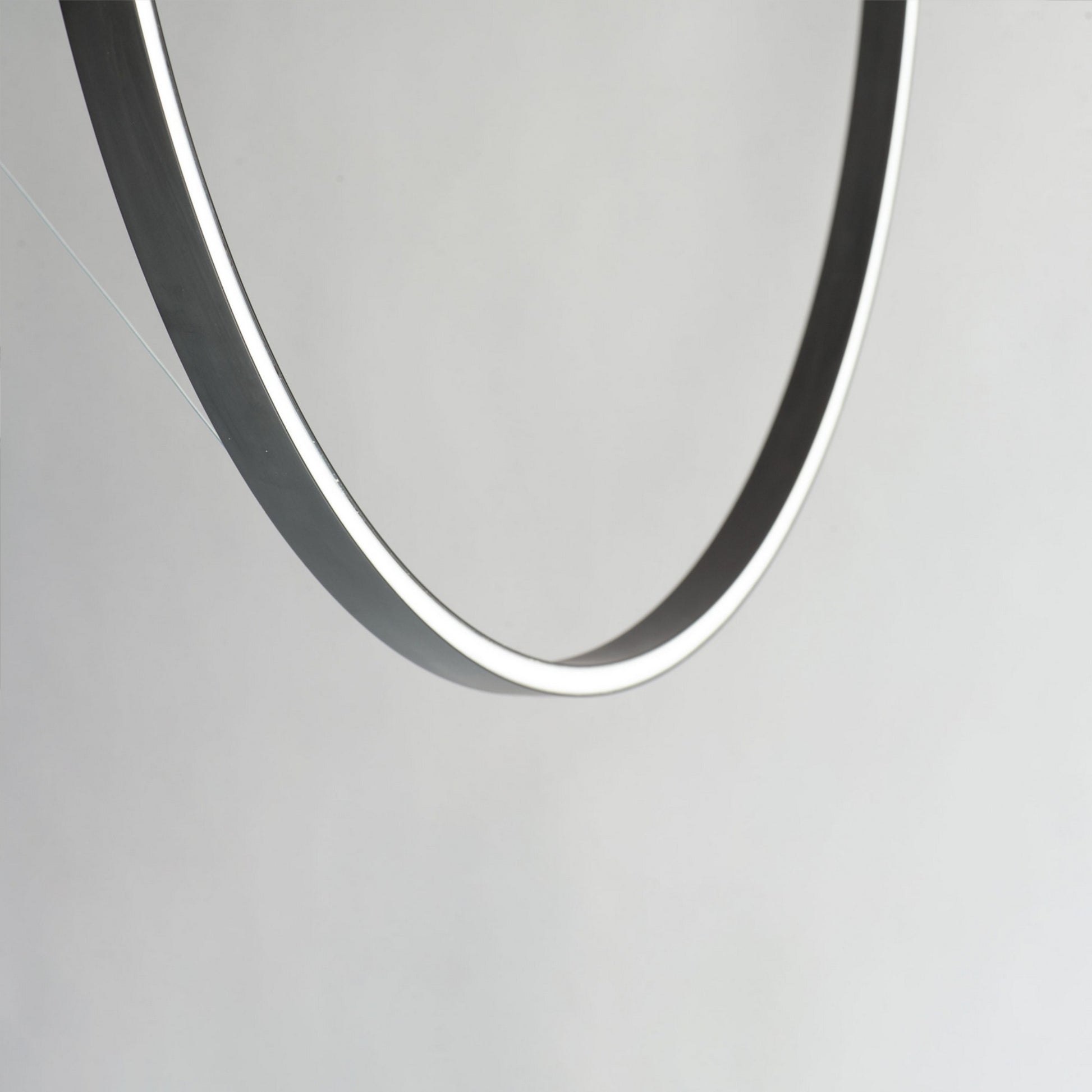 Groove WiZ 32" LED Pendant, Black Finish - Bees Lighting