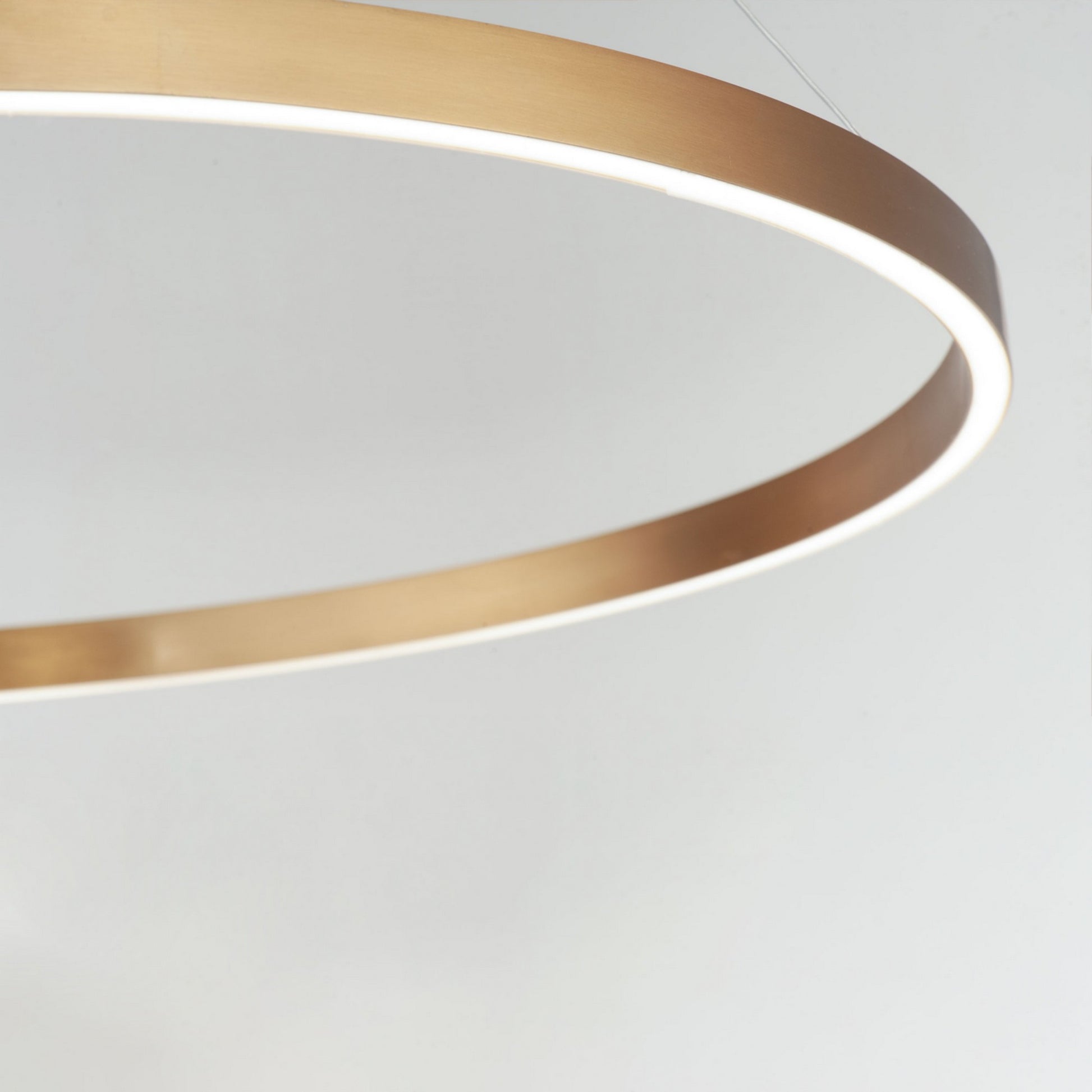 Groove WiZ 32" LED Pendant, Gold Finish - Bees Lighting