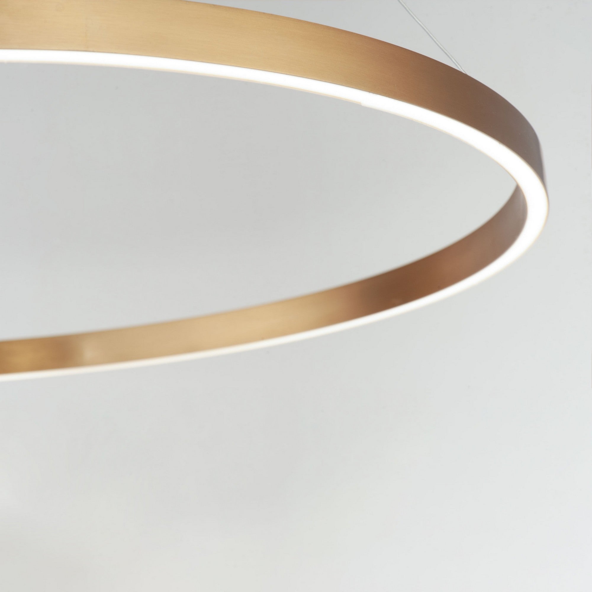 Groove WiZ 32" LED Pendant, Gold Finish - Bees Lighting