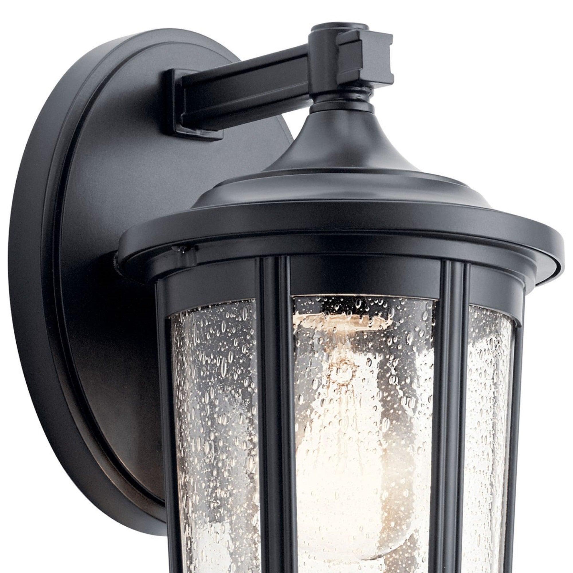 Fairfield 11" Outdoor Wall Light, Black Finish - Bees Lighting