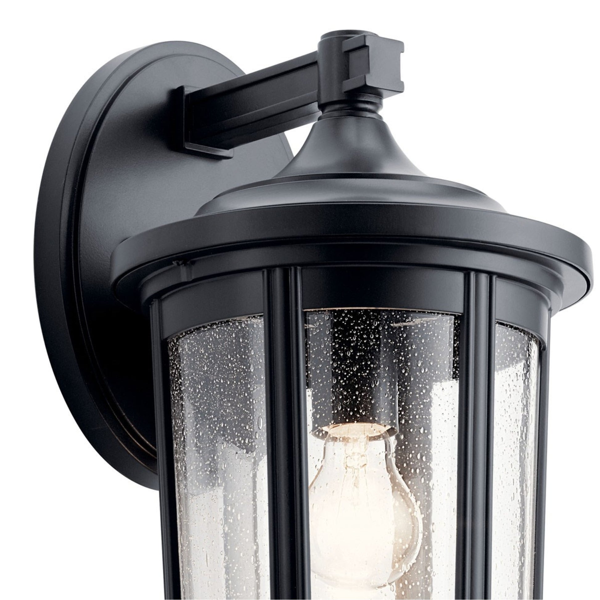 Fairfield 17" Outdoor Wall Light, Black Finish - Bees Lighting