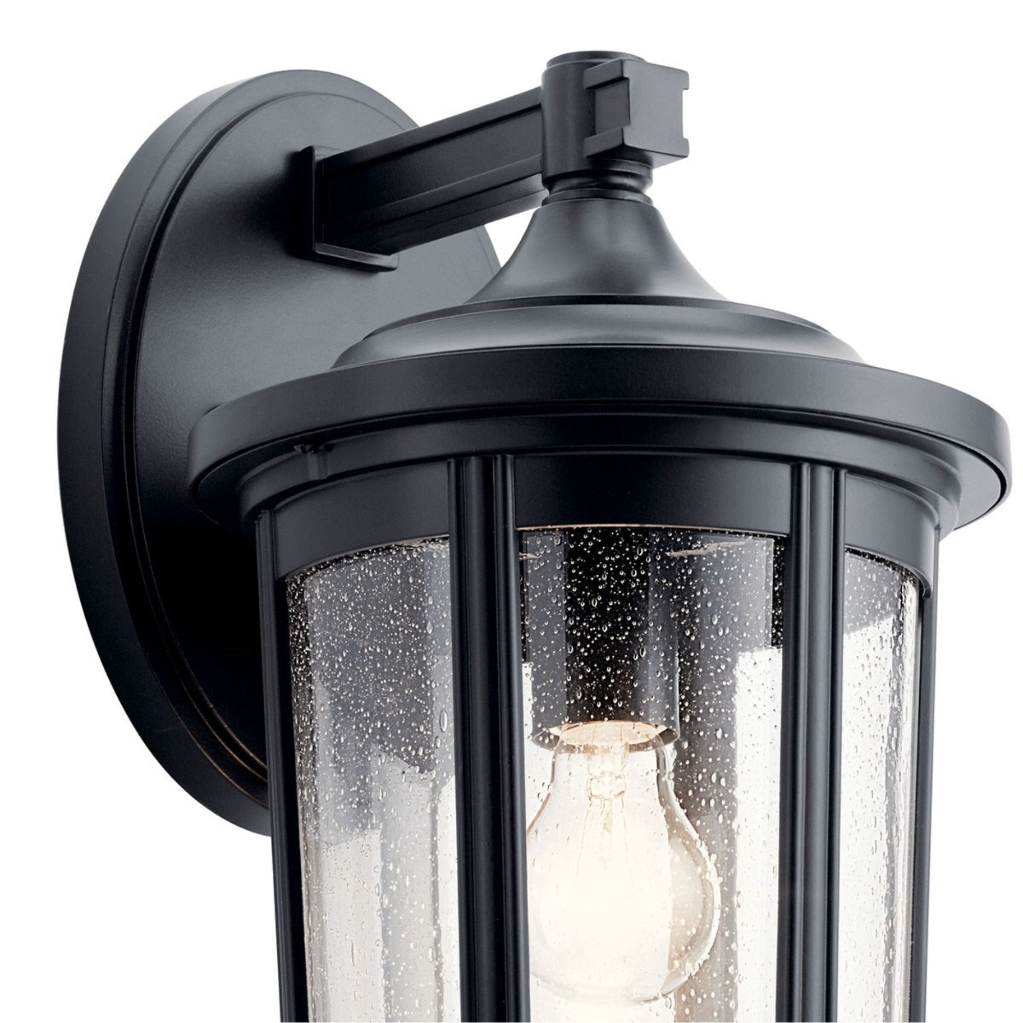 Fairfield 17" Outdoor Wall Light, Black Finish - Bees Lighting