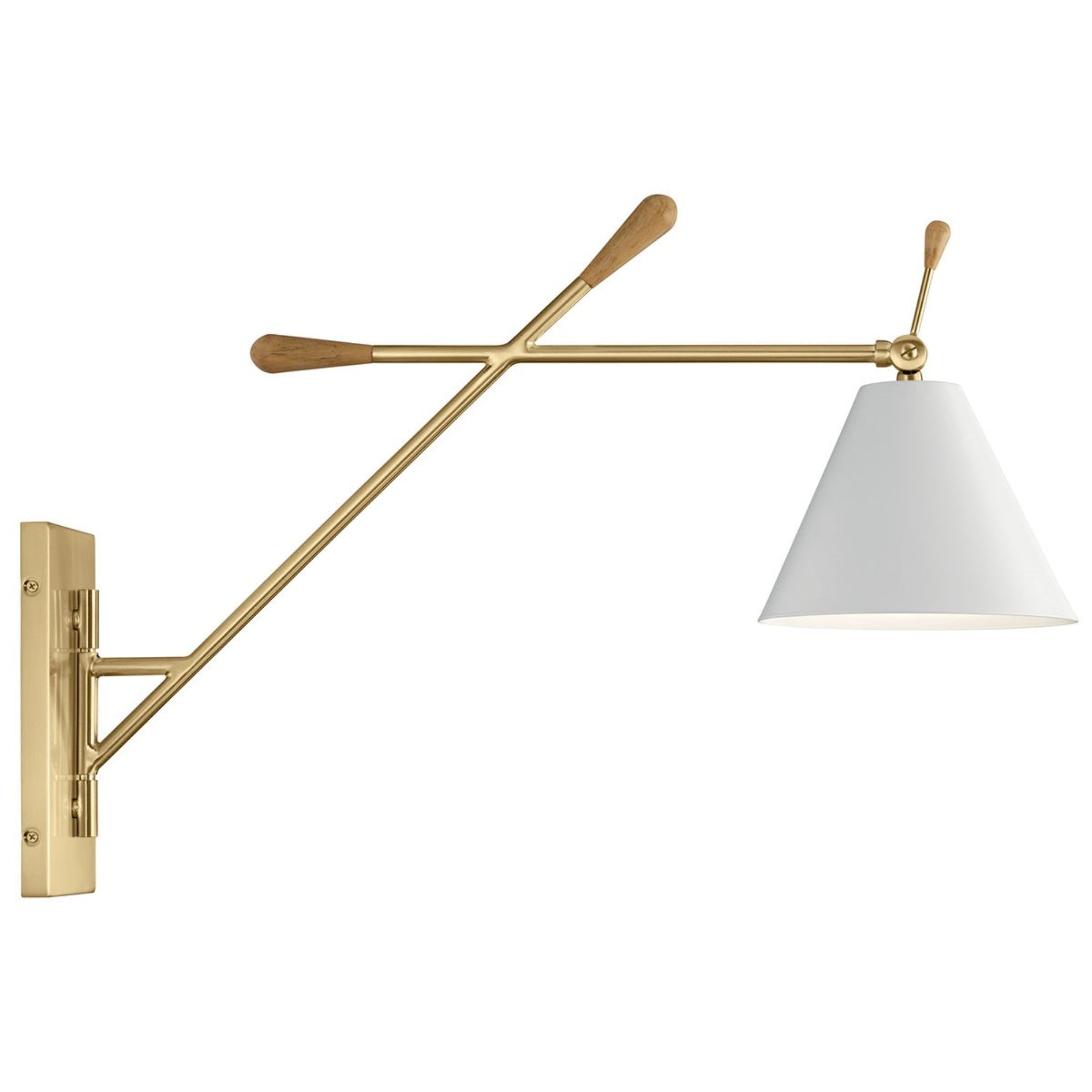 Finnick 9" Wall Sconce, Champagne Gold Finish - Bees Lighting