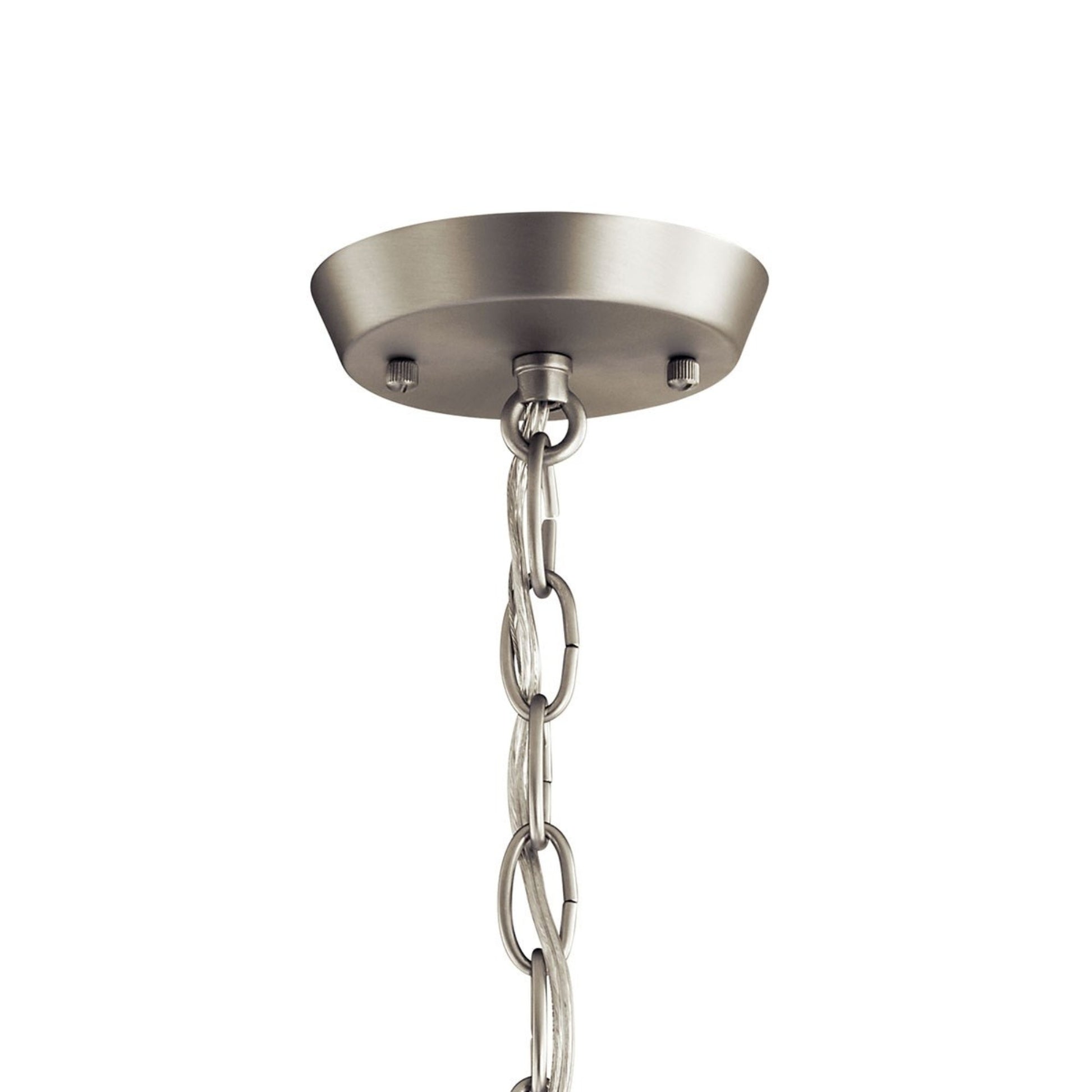 Kennewick 20" 3-Light Chandelier, Brushed Nickel Finish - Bees Lighting