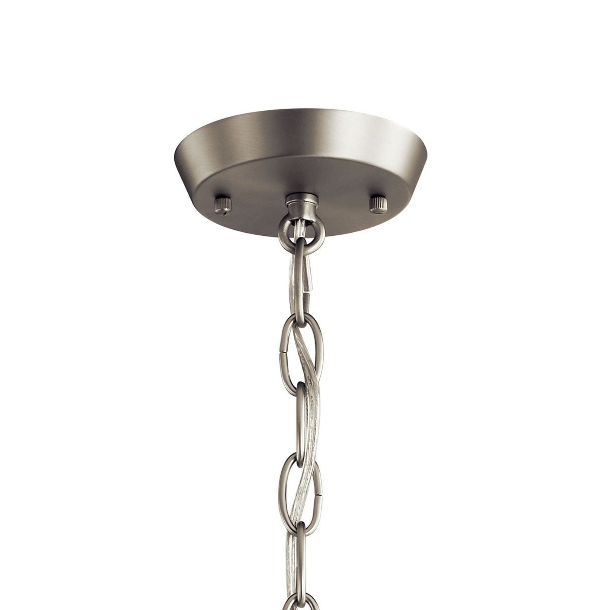 Kennewick 19" 5-Light Chandelier, Brushed Nickel Finish - Bees Lighting
