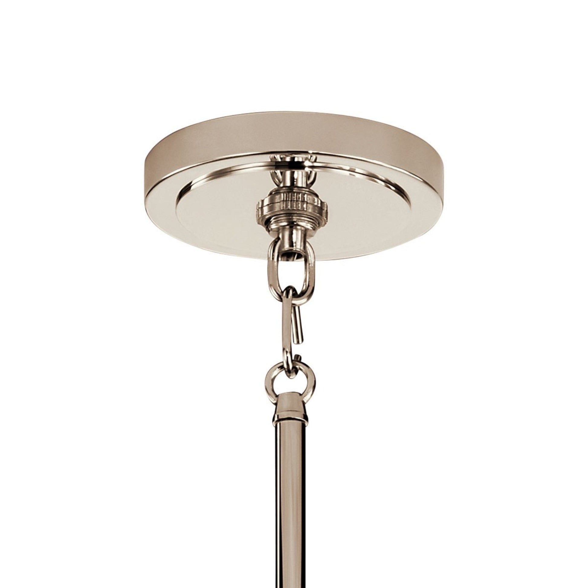 Eastmont 8" Mini Pendant, Polished Nickel Finish - Bees Lighting